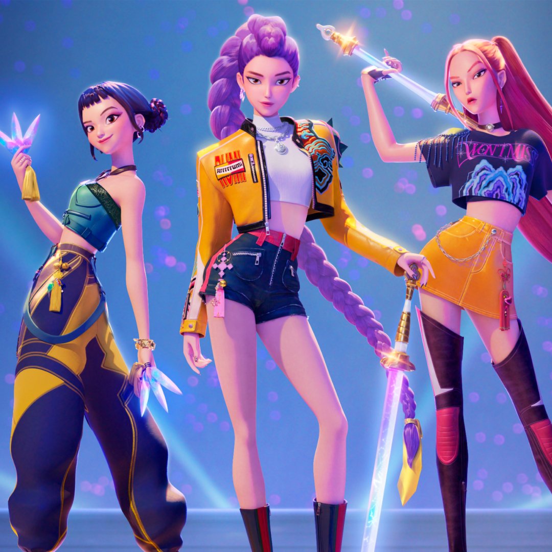 K-pop Demon Hunters personaggi, 1080x1080 HD, PC Desktop