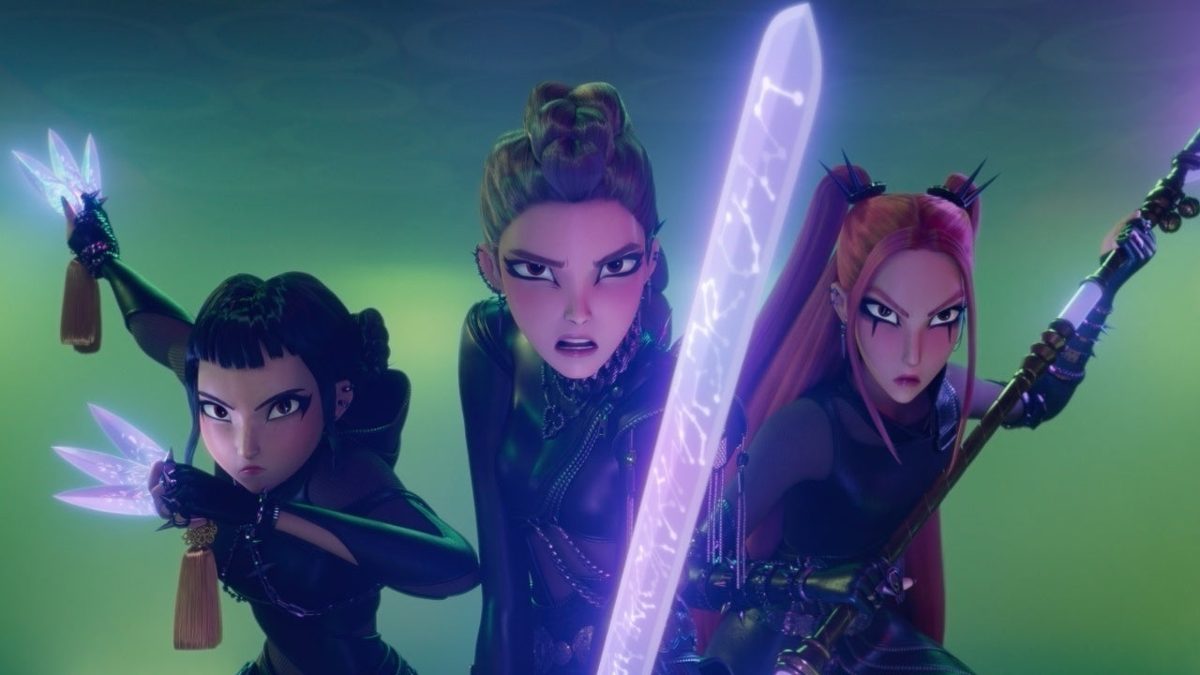 K-pop Demon Hunters personaggi armati, 1200x675 HD, Desktop