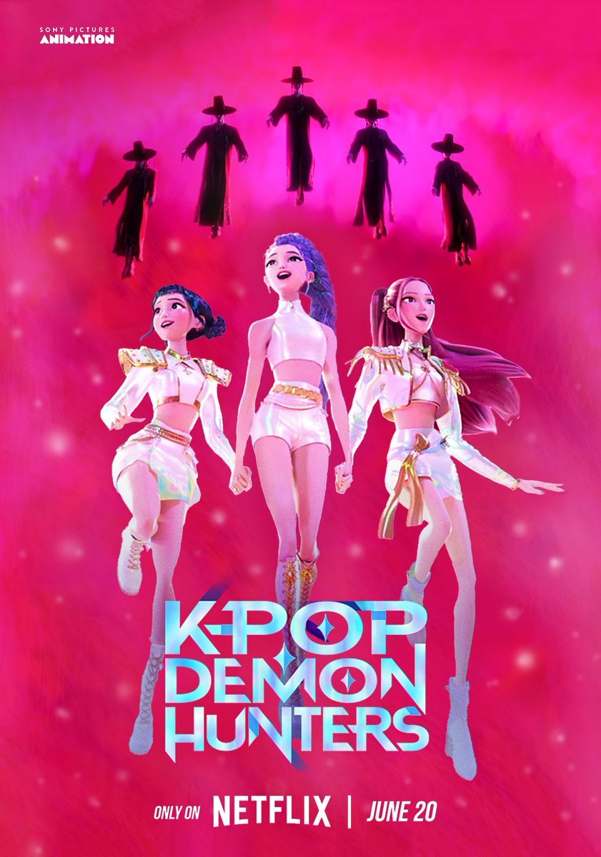 K-pop Demon Hunters poster Netflix, 841x1200 Verticale, Mobile
