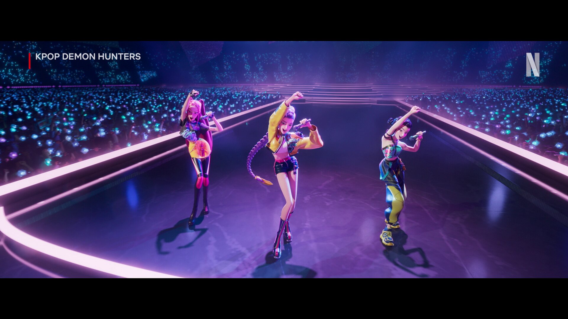 KPop Demon Hunters gruppo esibizione, 1920x1080 Full HD, Desktop