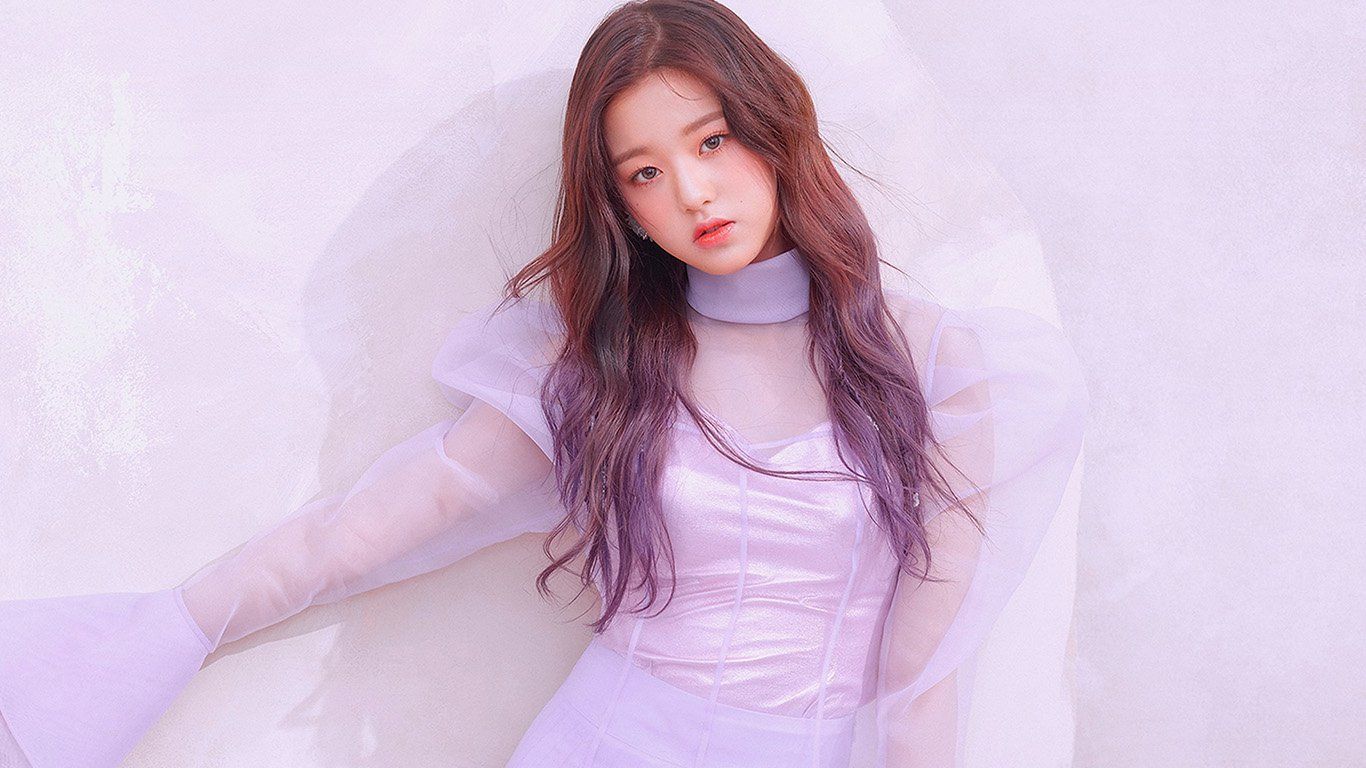 Idol K-pop abito viola, 1366x768 HD, Lenovo Legion