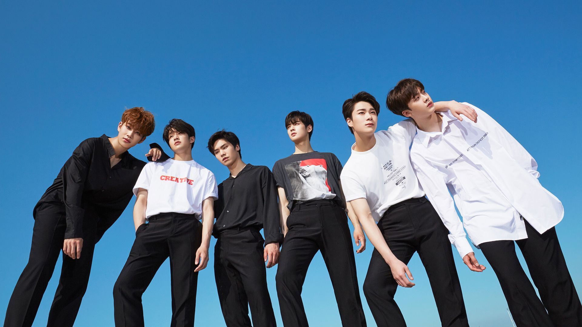 Gruppo K-pop cielo blu, 1920x1080 Full HD, Notebook