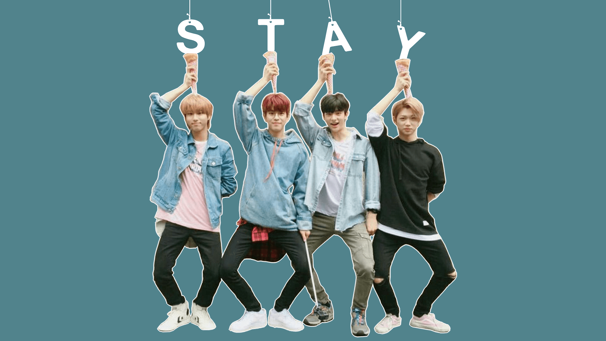 EXO gruppo silhouette blu, 1080x1920 Verticale, Telefono