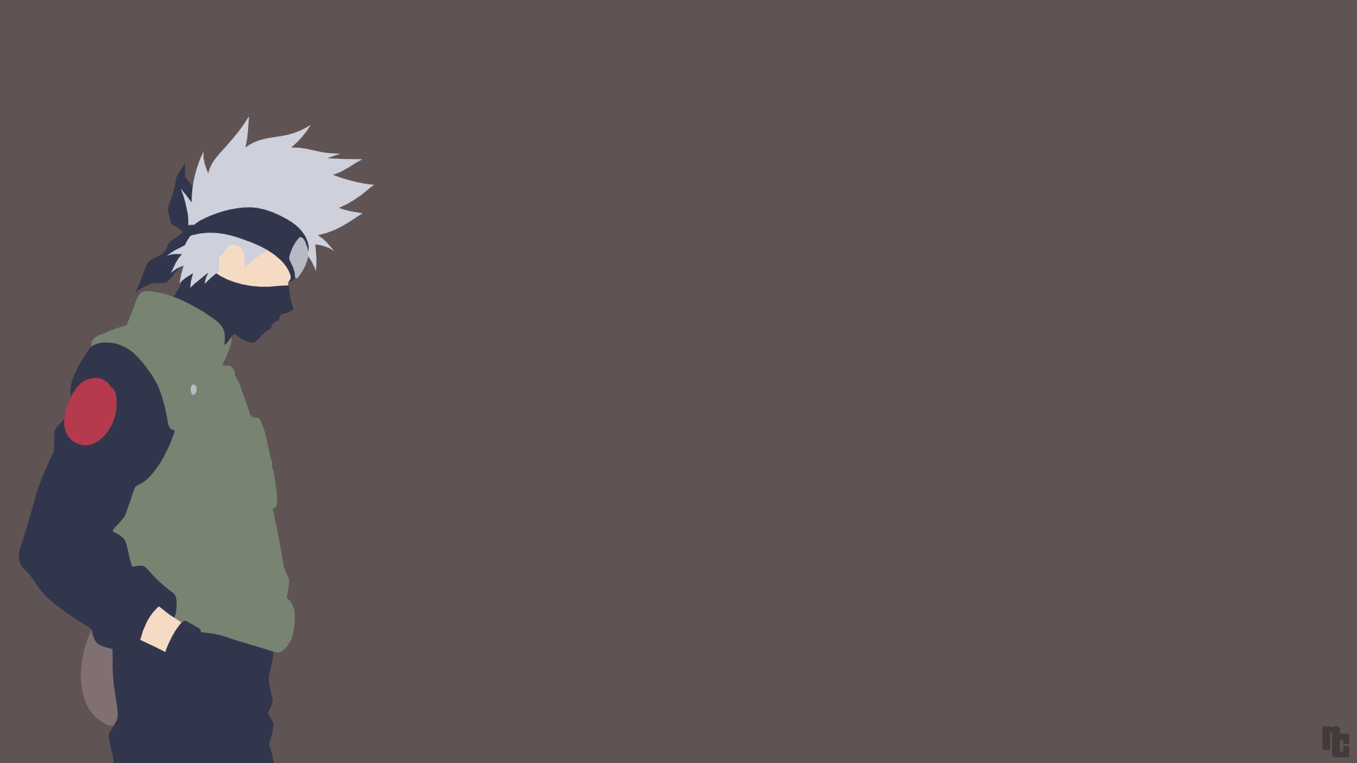 Kakashi Naruto sfondo grigio, 2560x1600 2K+, PC