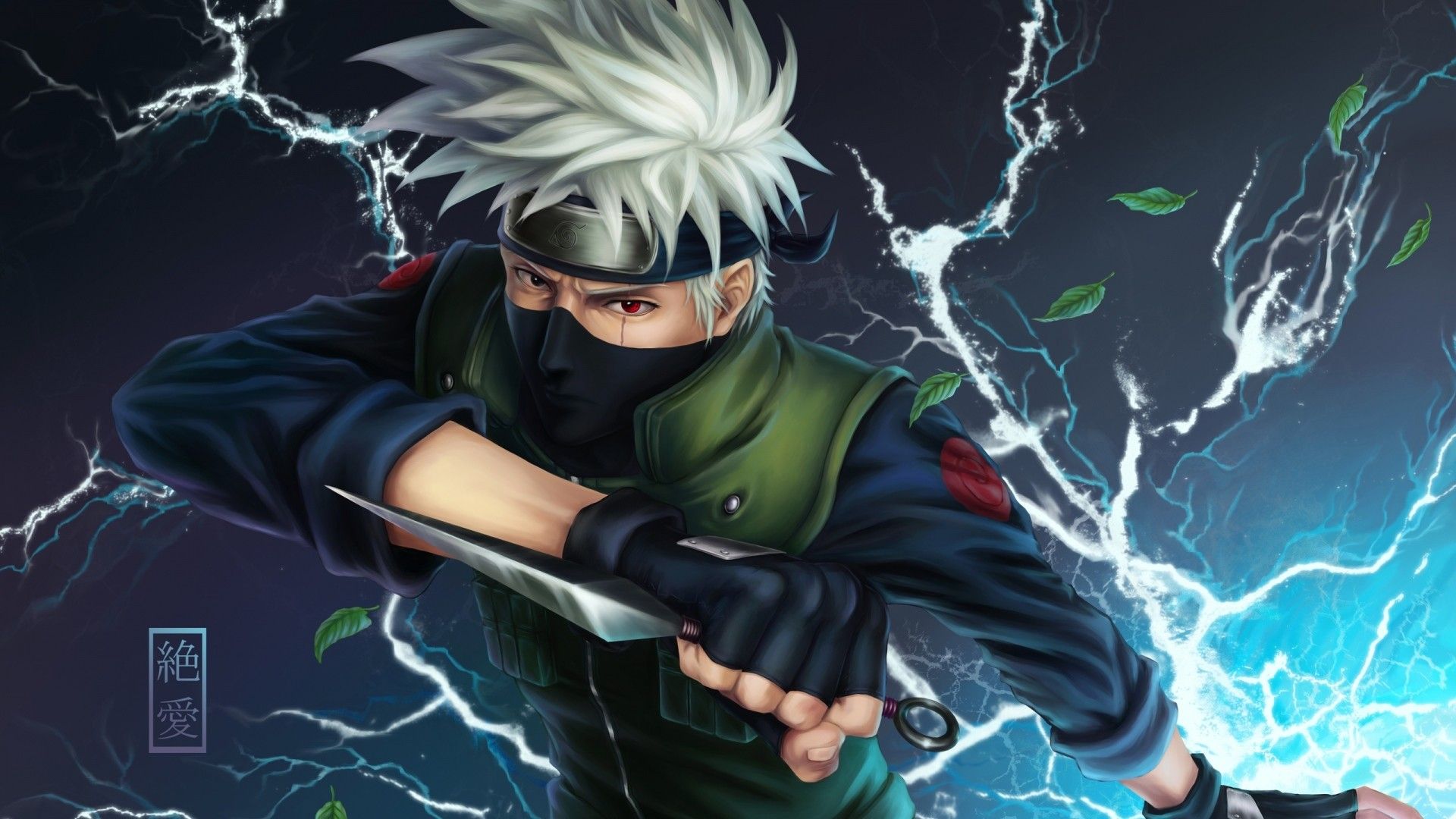 Kakashi Naruto sfondo scuro, 1920x1200 Full HD+ WUXGA, iMac