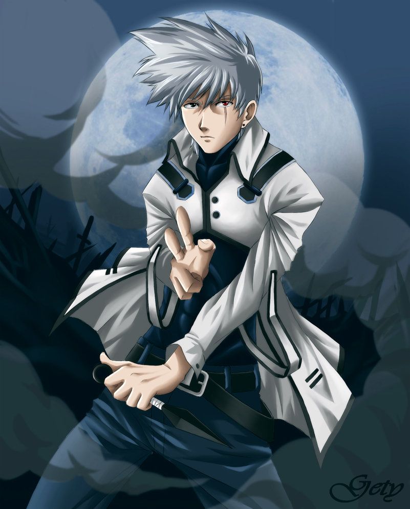 Kakashi Naruto sfondo blu, 1024x768 HD, iMac