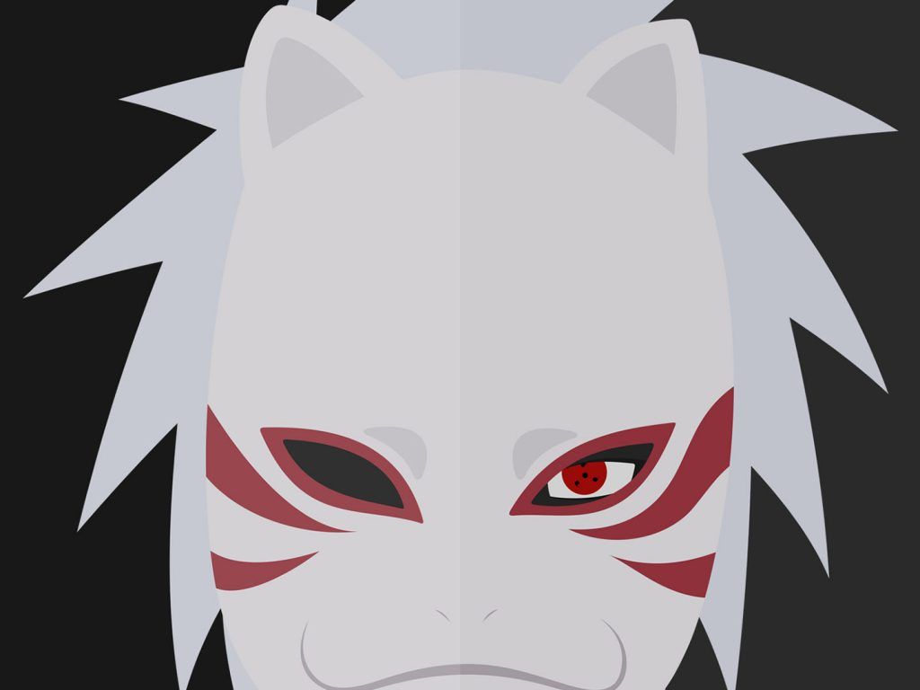 Kakashi maschera ANBU Naruto, ninja, 1024x768 HD, Laptop