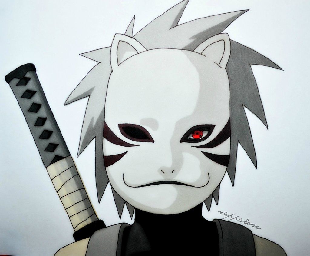 Kakashi maschera ANBU Naruto, 1024x845 HD, Laptop