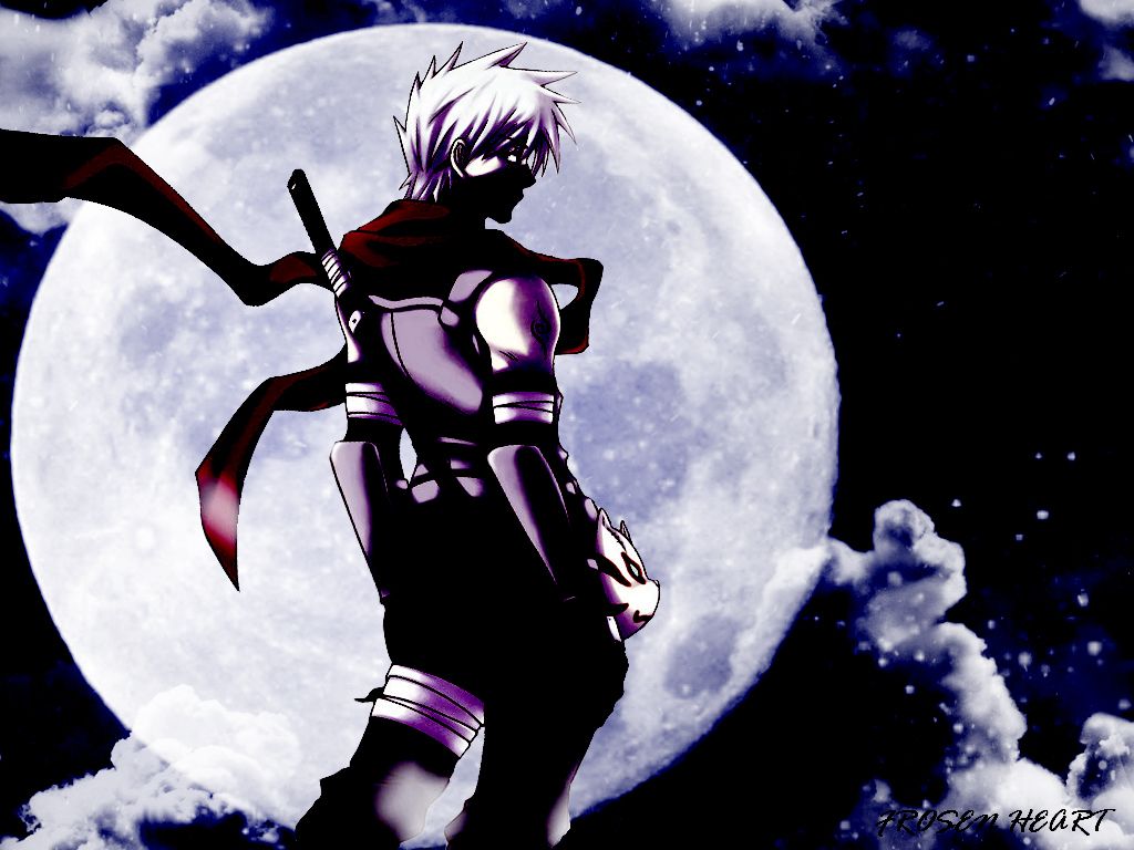 Kakashi ANBU luna piena, 1024x768 HD, PC