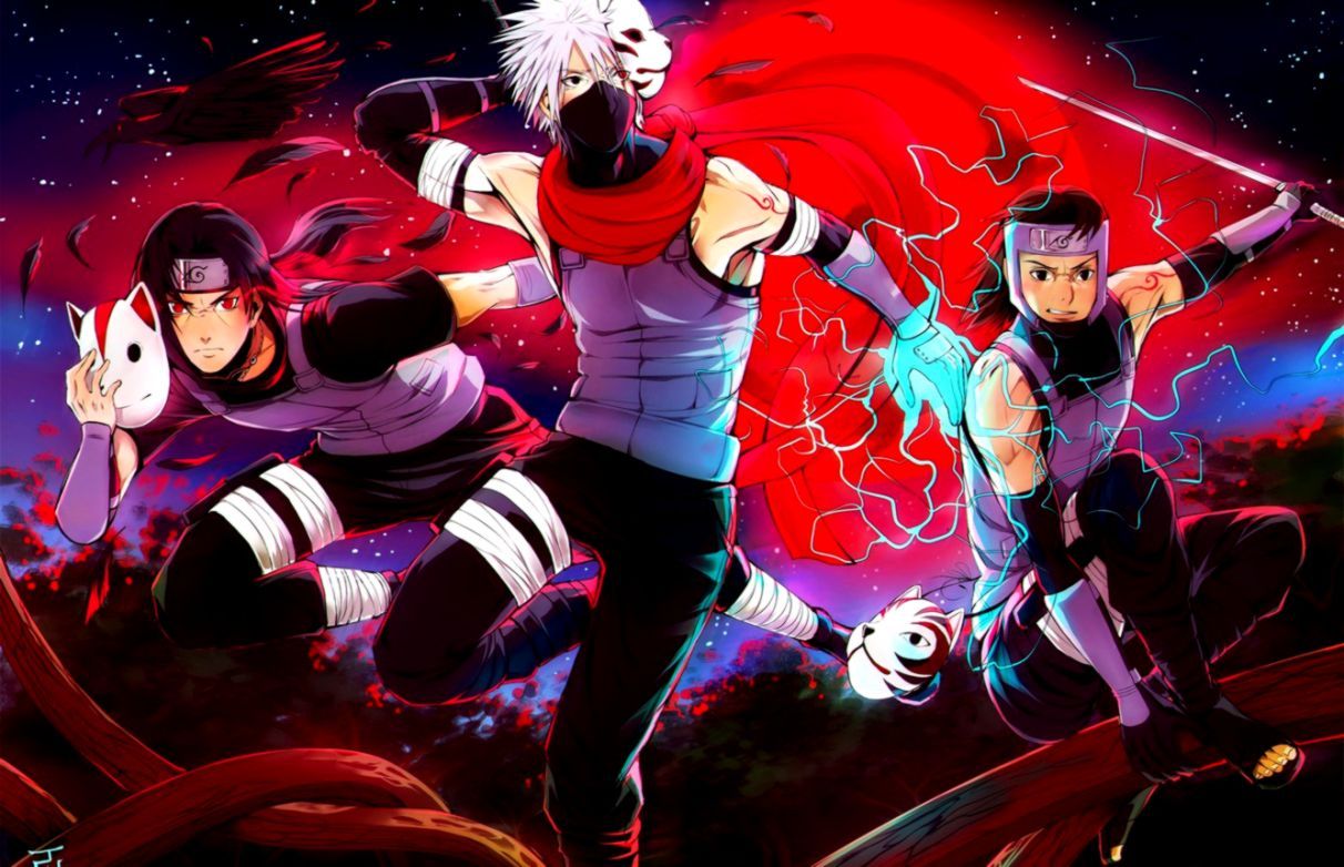 Kakashi Hatake ANBU Naruto, Konoha, 1212x782 HD, Desktop