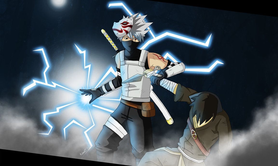 Kakashi ANBU Chidori Naruto, 1153x692 HD, Desktop