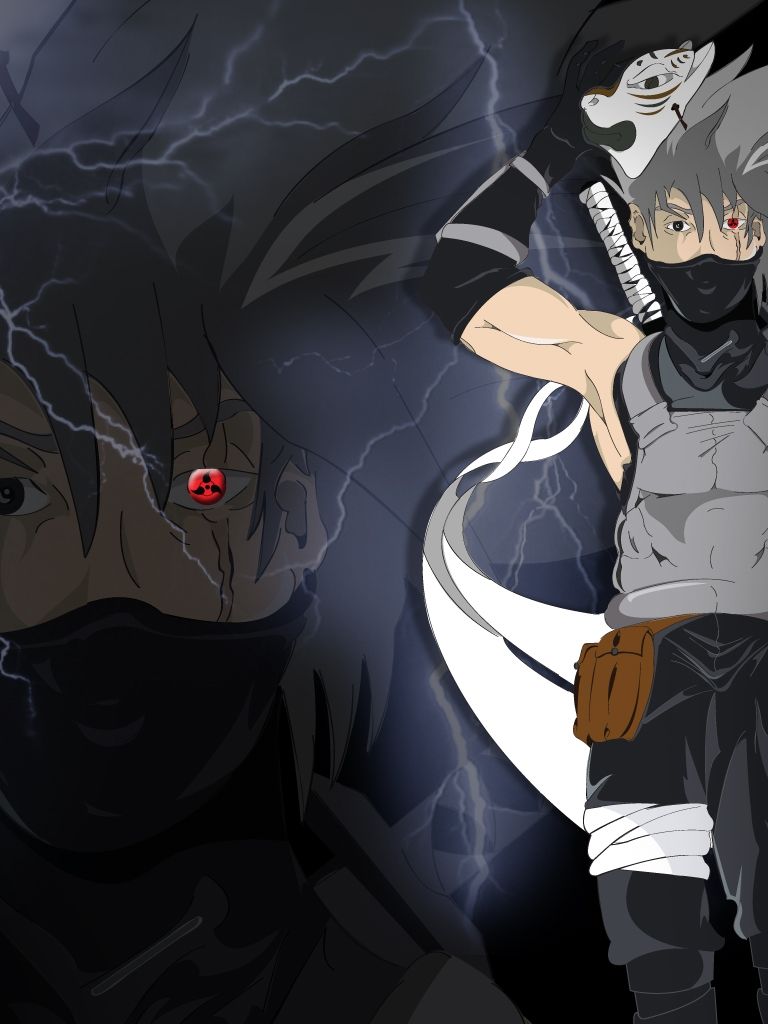 Kakashi ANBU maschera Naruto, 768x1024 Verticale, Telefono