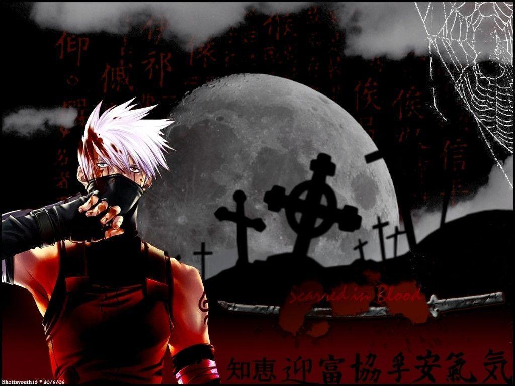 Kakashi ANBU cimitero luna, 1024x768 HD, PC