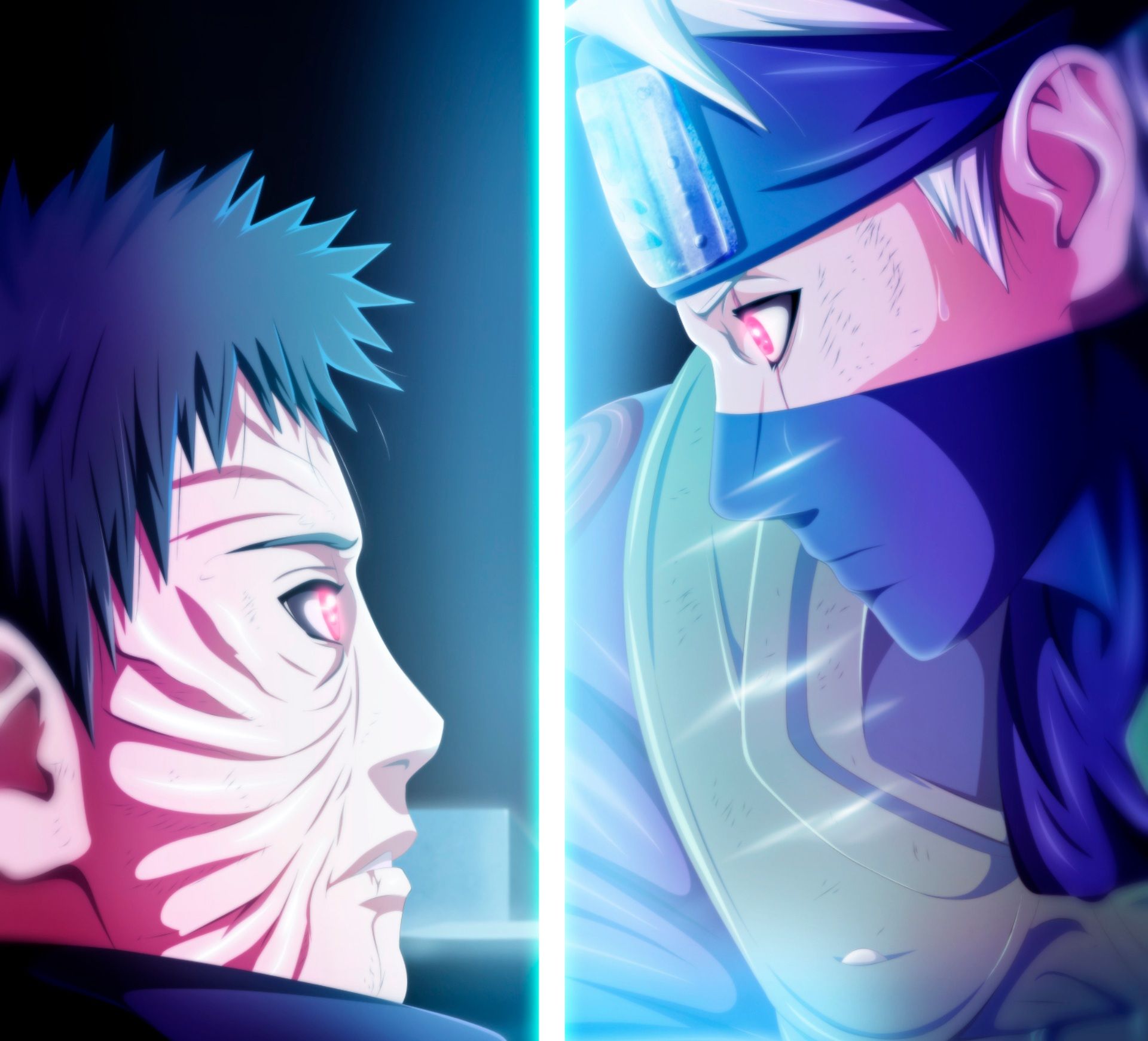 Kakashi e Obito, Naruto, 1920x1740 Full HD+, Laptop