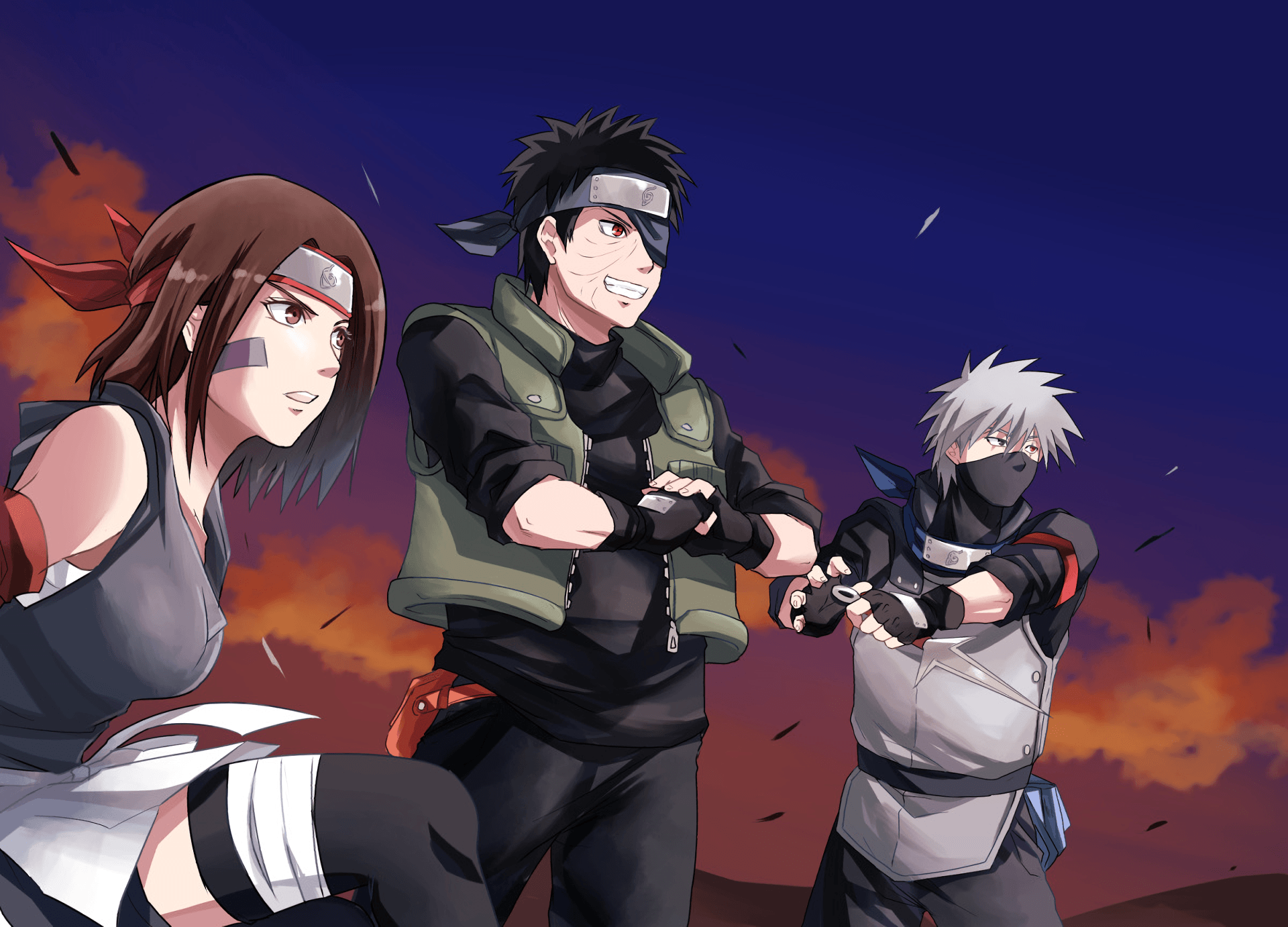 Kakashi, Obito e Rin Naruto, 1920x1382 WUXGA, PC Desktop