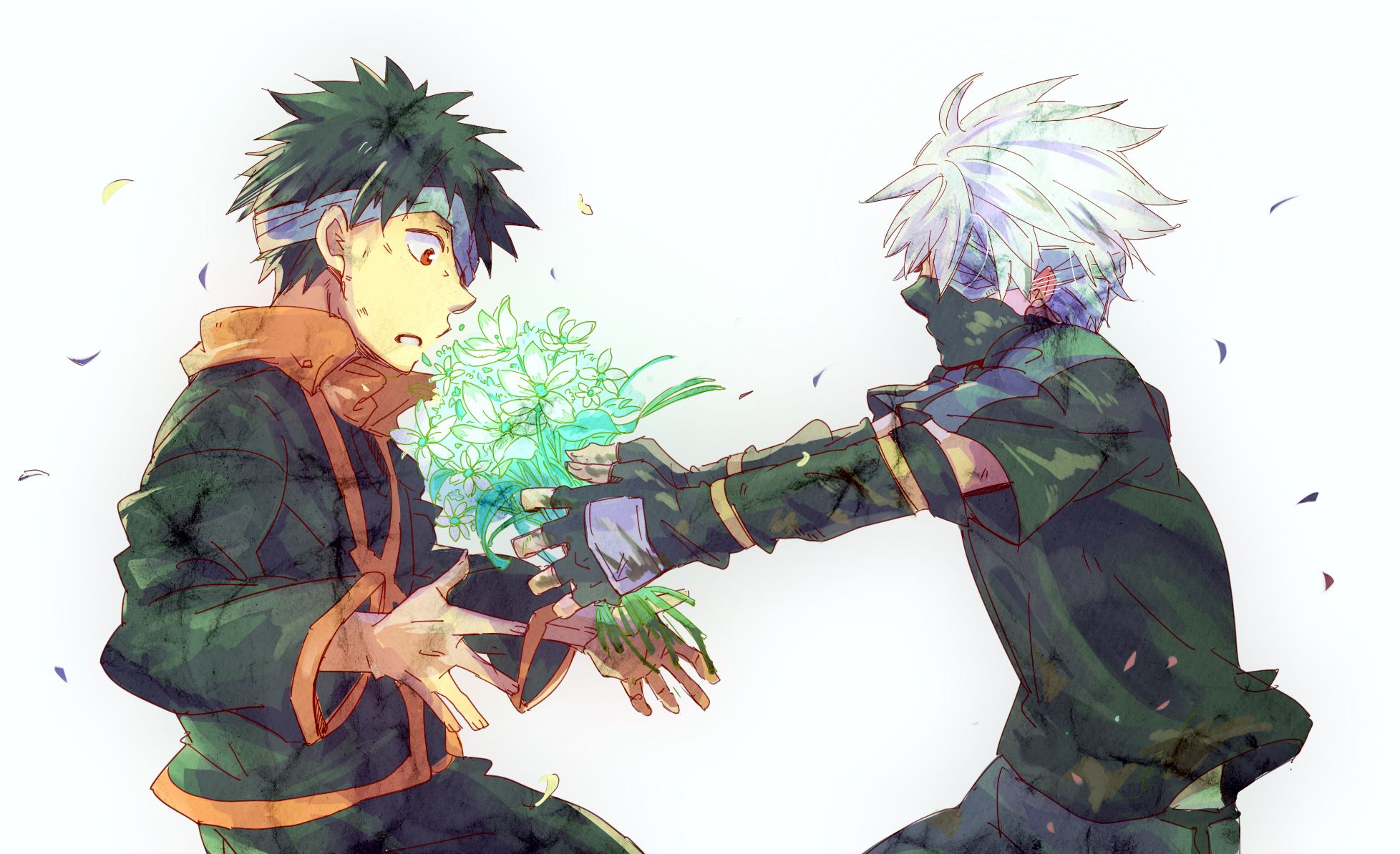 Obito e Kakashi Naruto, 1956x1194 Full HD 1080p, Desktop