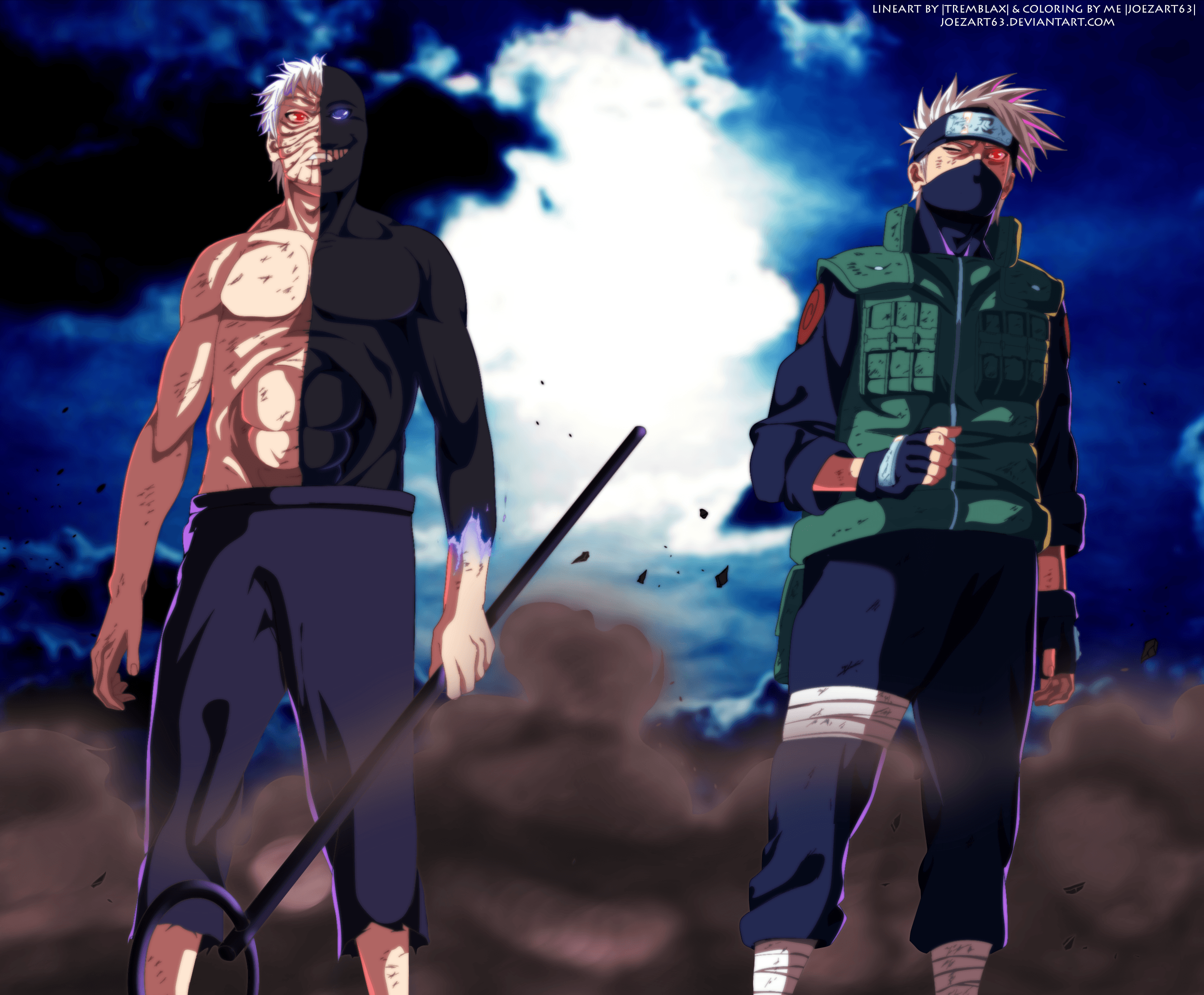 Obito e Kakashi, Naruto, 2662x2200 WQXGA, Monitor Gaming