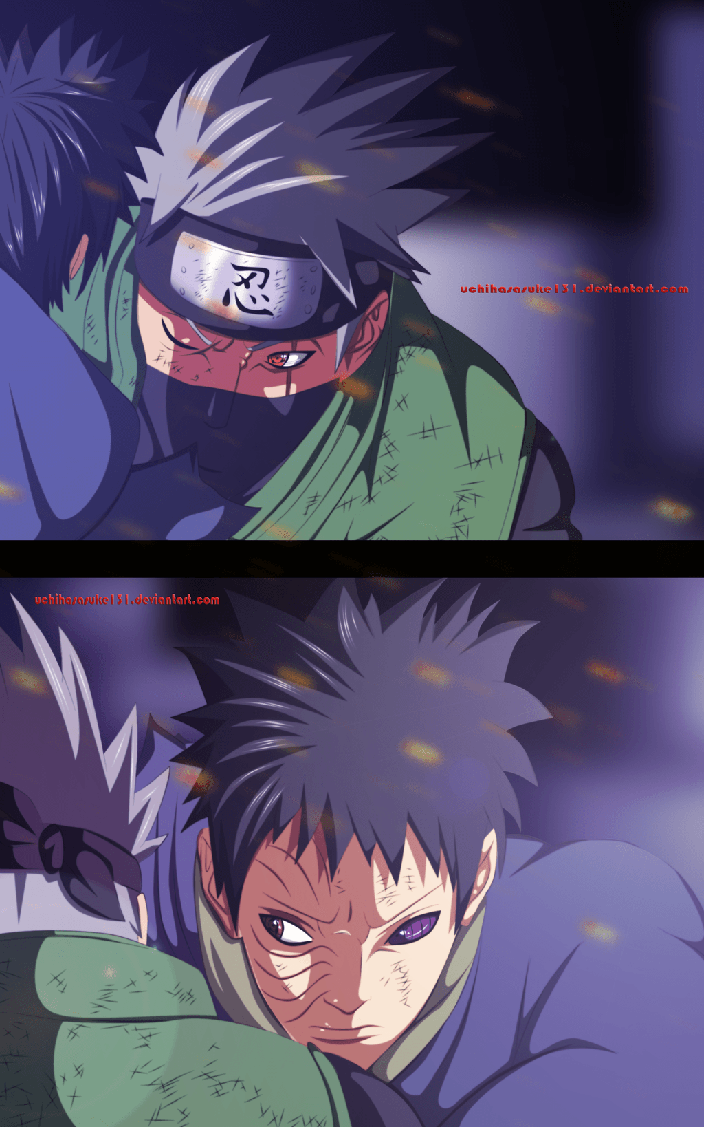 Kakashi e Obito Naruto, 1024x1638 Full HD Verticale, Smartphone
