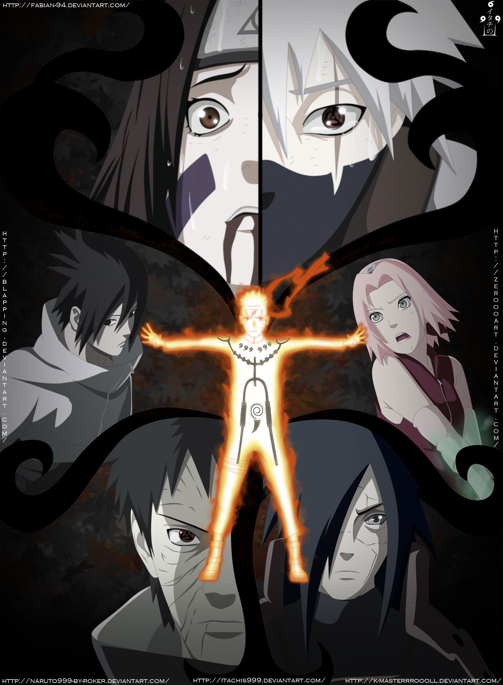 Kakashi e Obito Naruto, 1750x2384 Verticale, Mobile