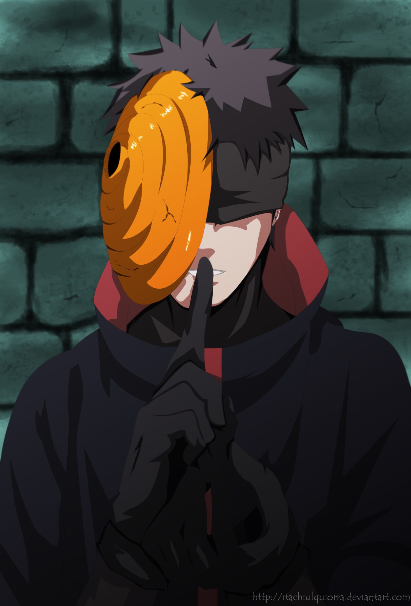 Obito Uchiha maschera Tobi, 1343x1978 Verticale, Telefono