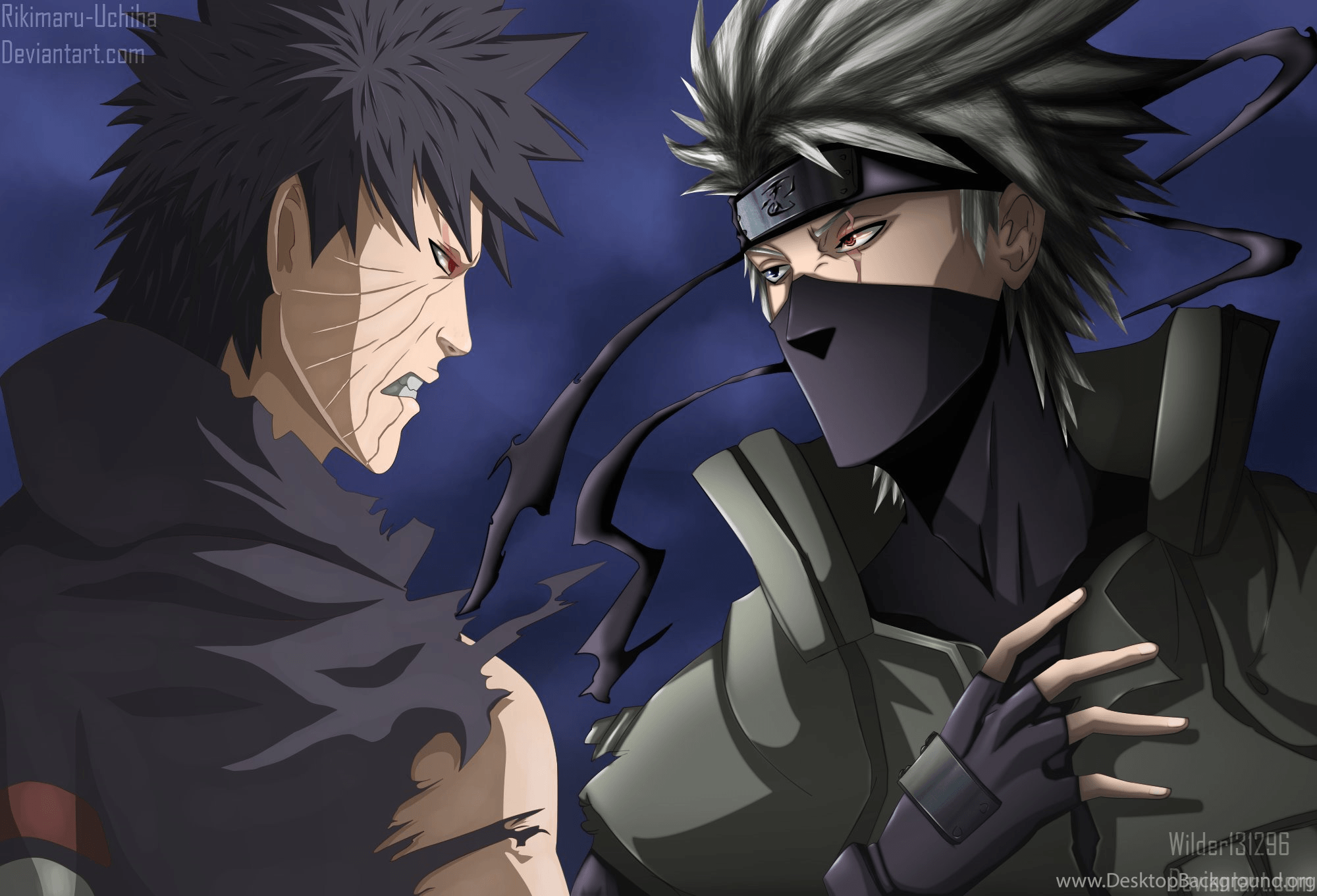 Kakashi e Obito Naruto, 2000x1361 2K, PC Desktop