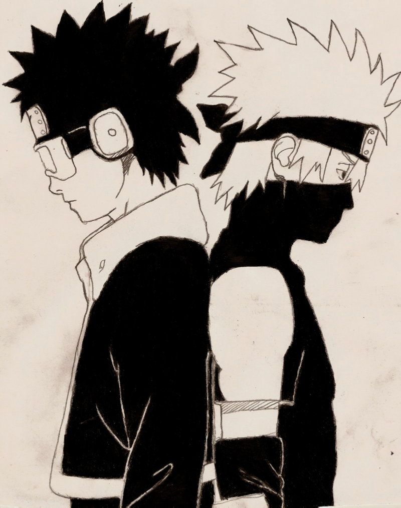 Kakashi e Obito, Naruto, 800x1015 Verticale, Mobile