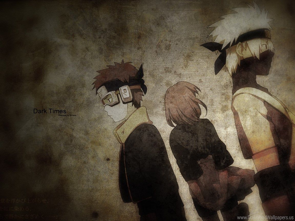 Kakashi, Obito e Rin, Naruto, 1152x864 HD, Laptop