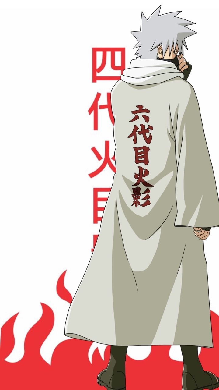 Kakashi Hokage, mantello bianco, Naruto, 720x1280 Verticale, Mobile