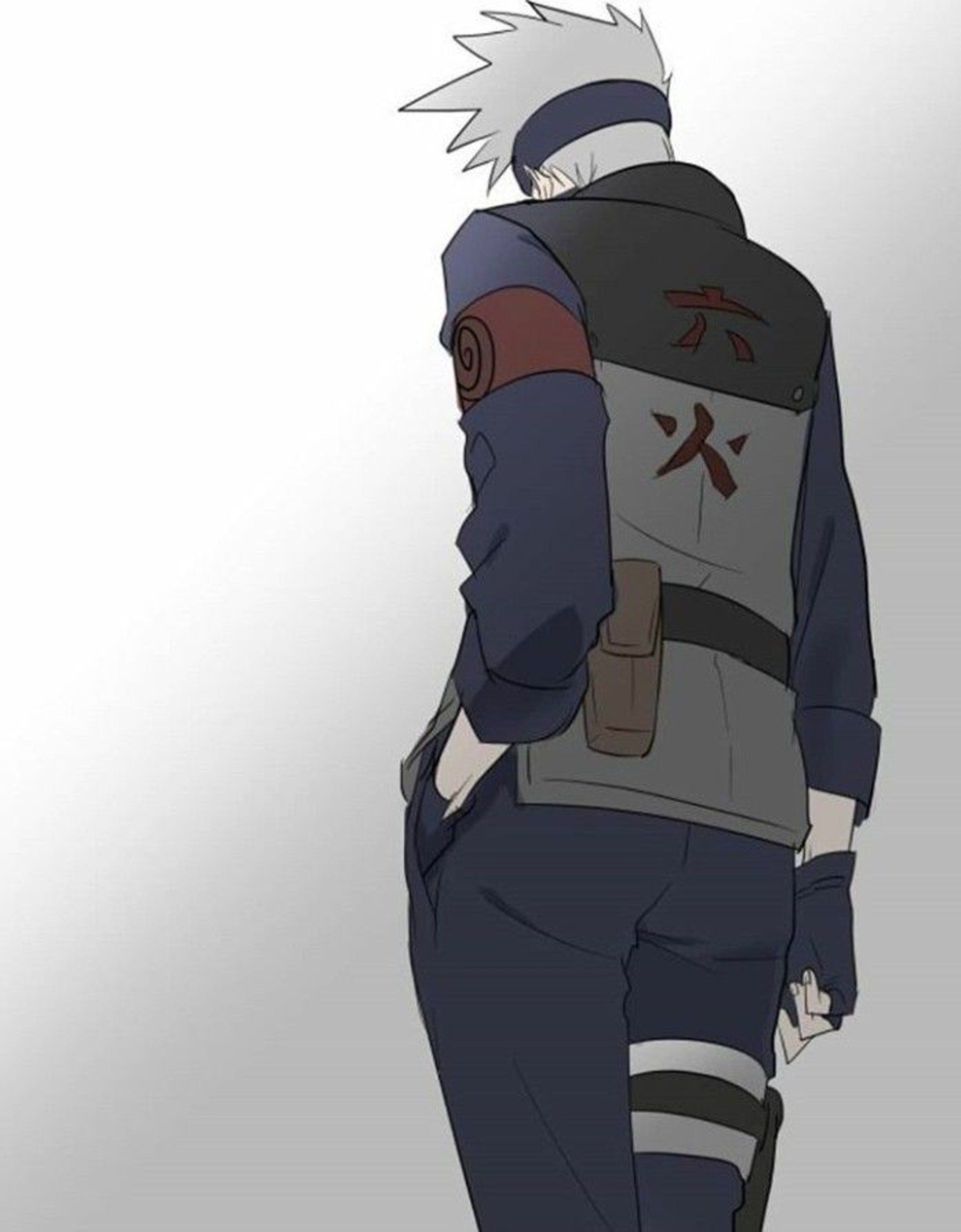 Kakashi Hokage di spalle, 1996x2560 Verticale, Telefono