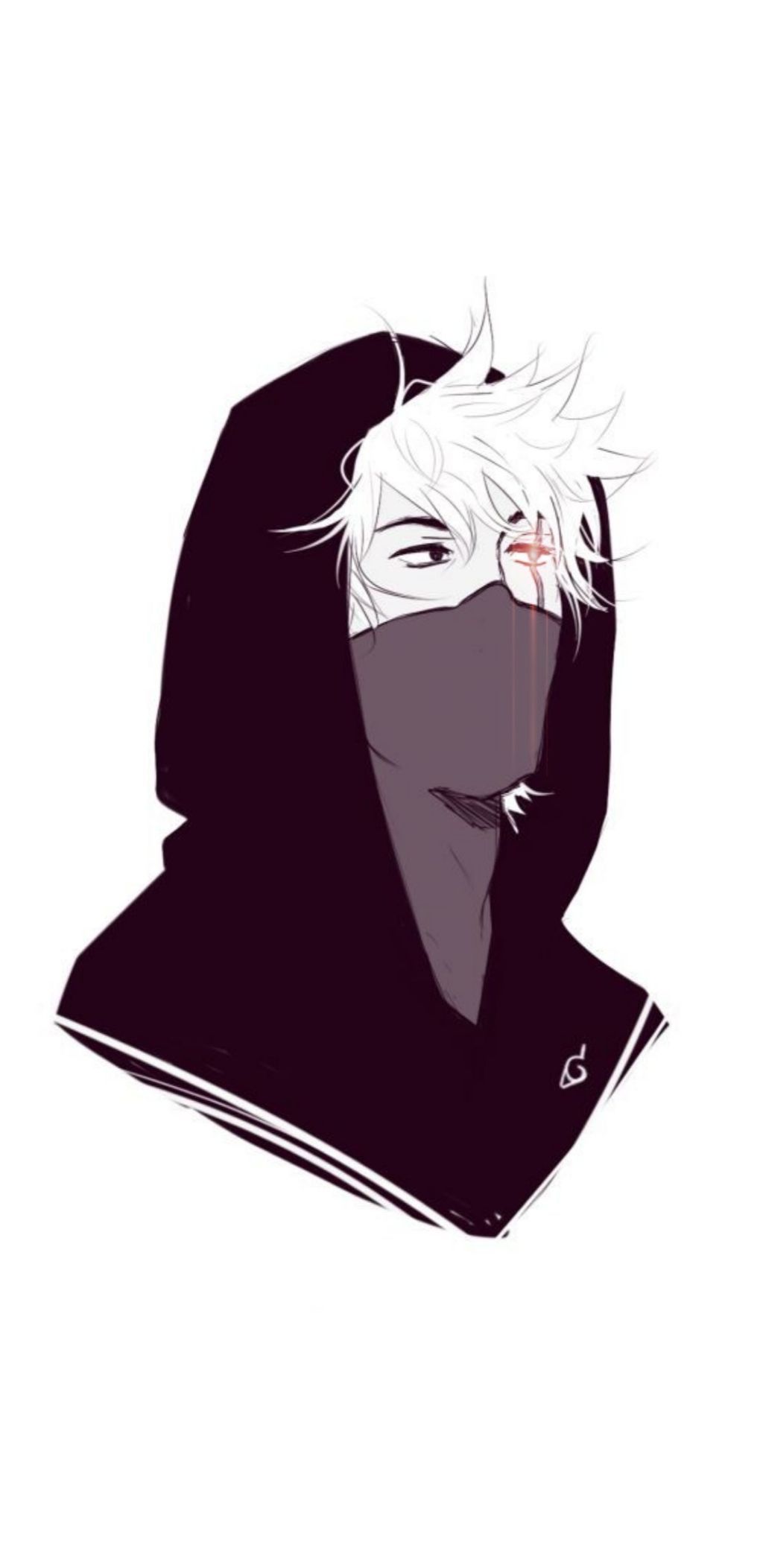 Kakashi Hatake Naruto Hokage, 1024x2105 Full HD Verticale, iPhone