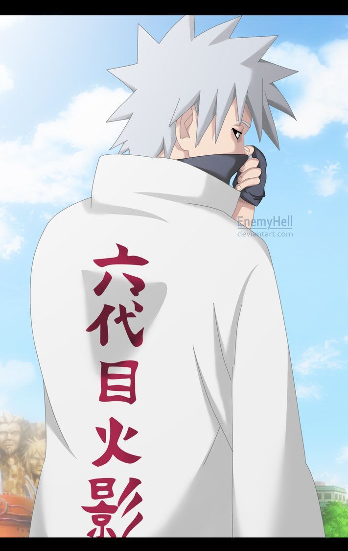 Kakashi Hatake Hokage, Naruto, 711x1125 Verticale, Telefono