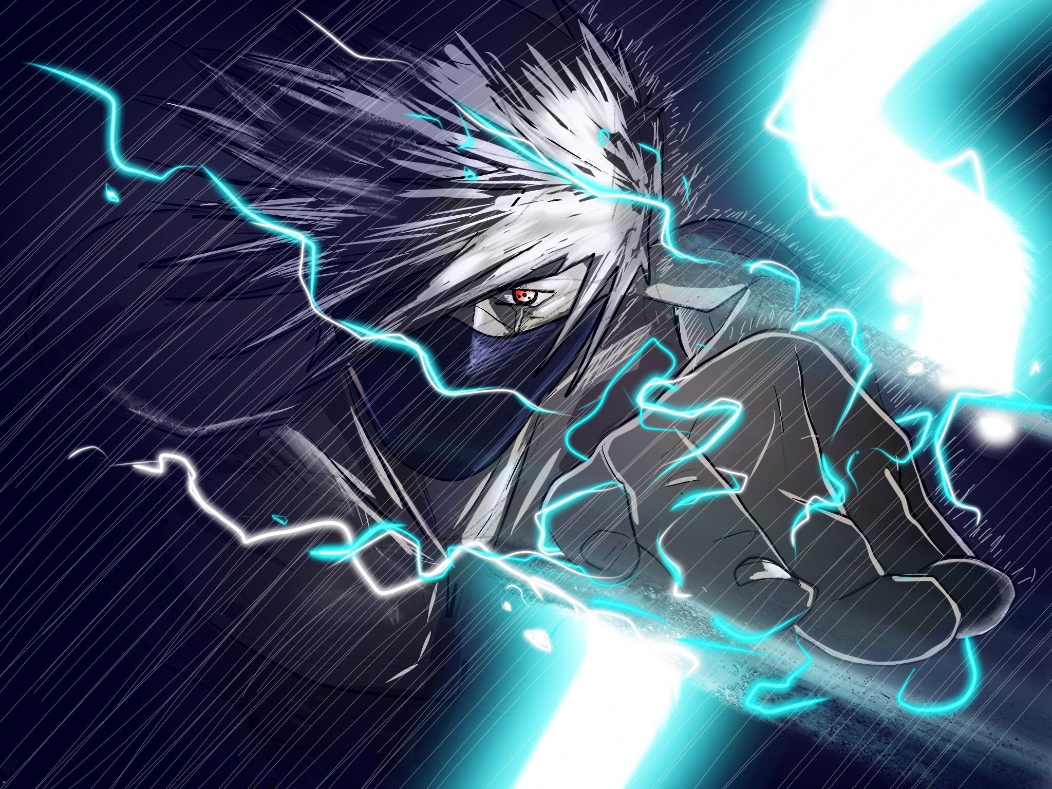 Kakashi con Lightning Blade, 2048x1536 alta risoluzione, Laptop