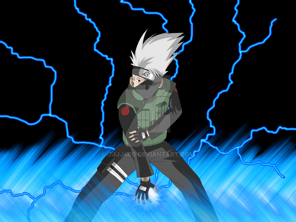 Kakashi Lightning Blade Naruto, 1024x768 HD, Desktop