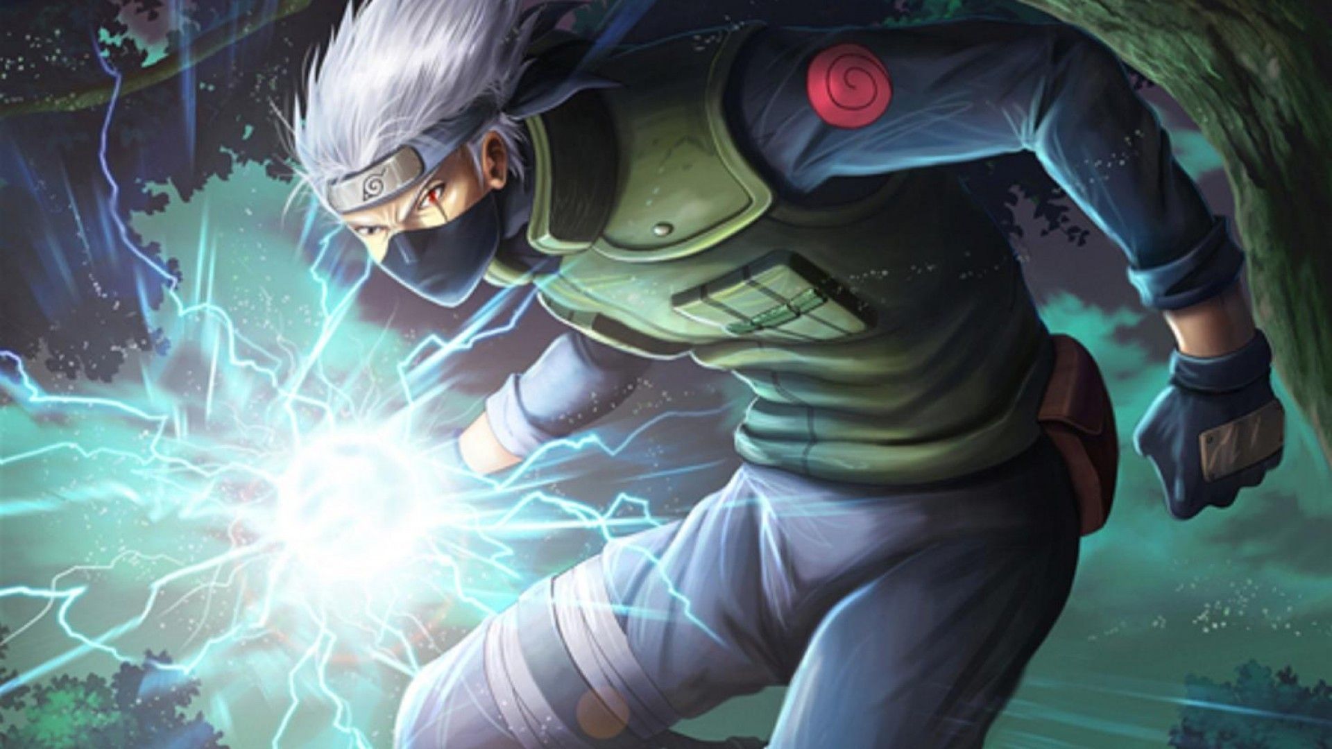 Kakashi Lightning Blade Naruto, Konoha, 1920x1080 Full HD 1080p, PC