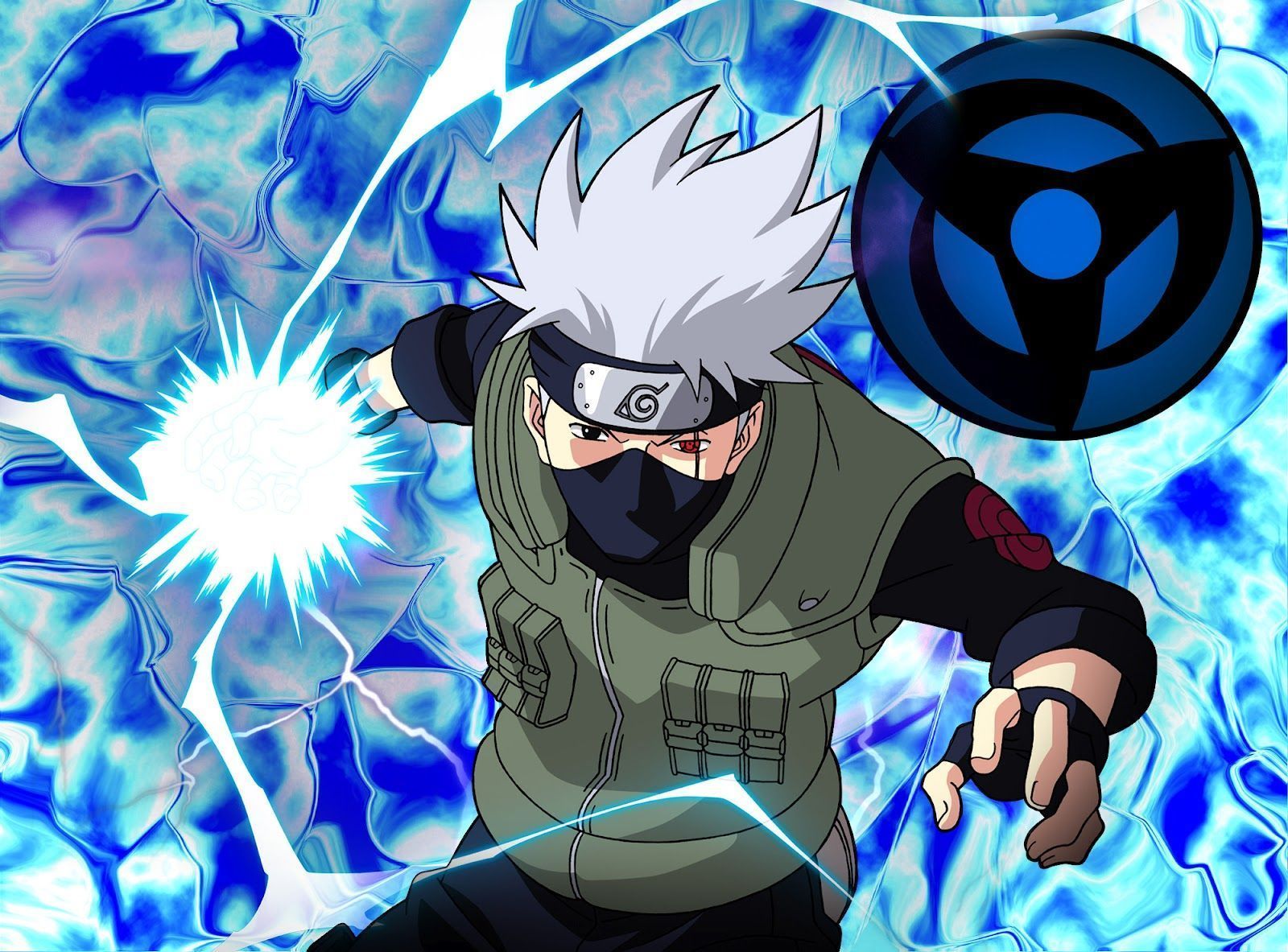 Kakashi Chidori Naruto, 1600x1183 900p, Laptop