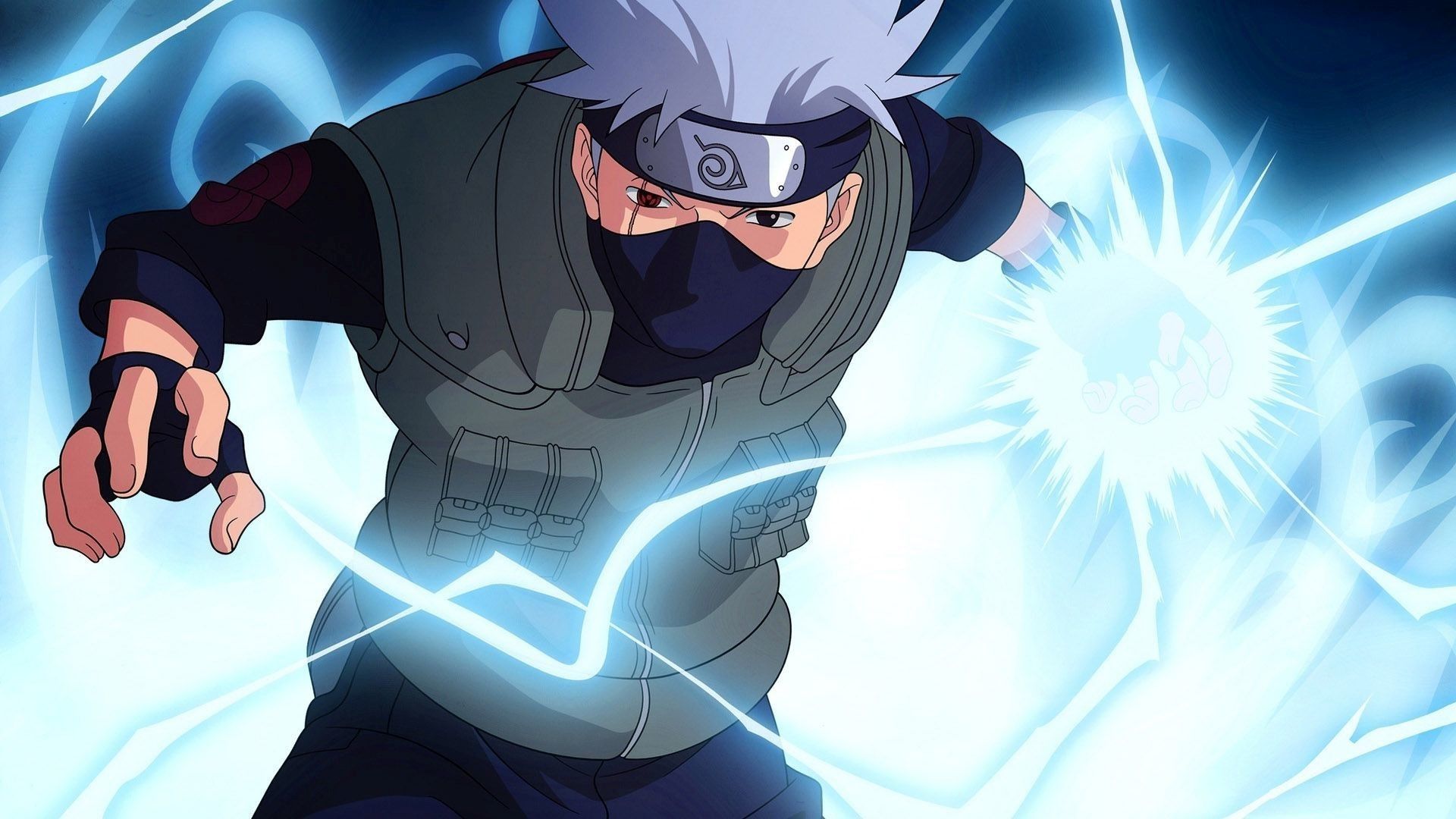 Kakashi Hatake Lightning Blade Naruto, ninja copiatore, 1920x1080 Full HD, Desktop