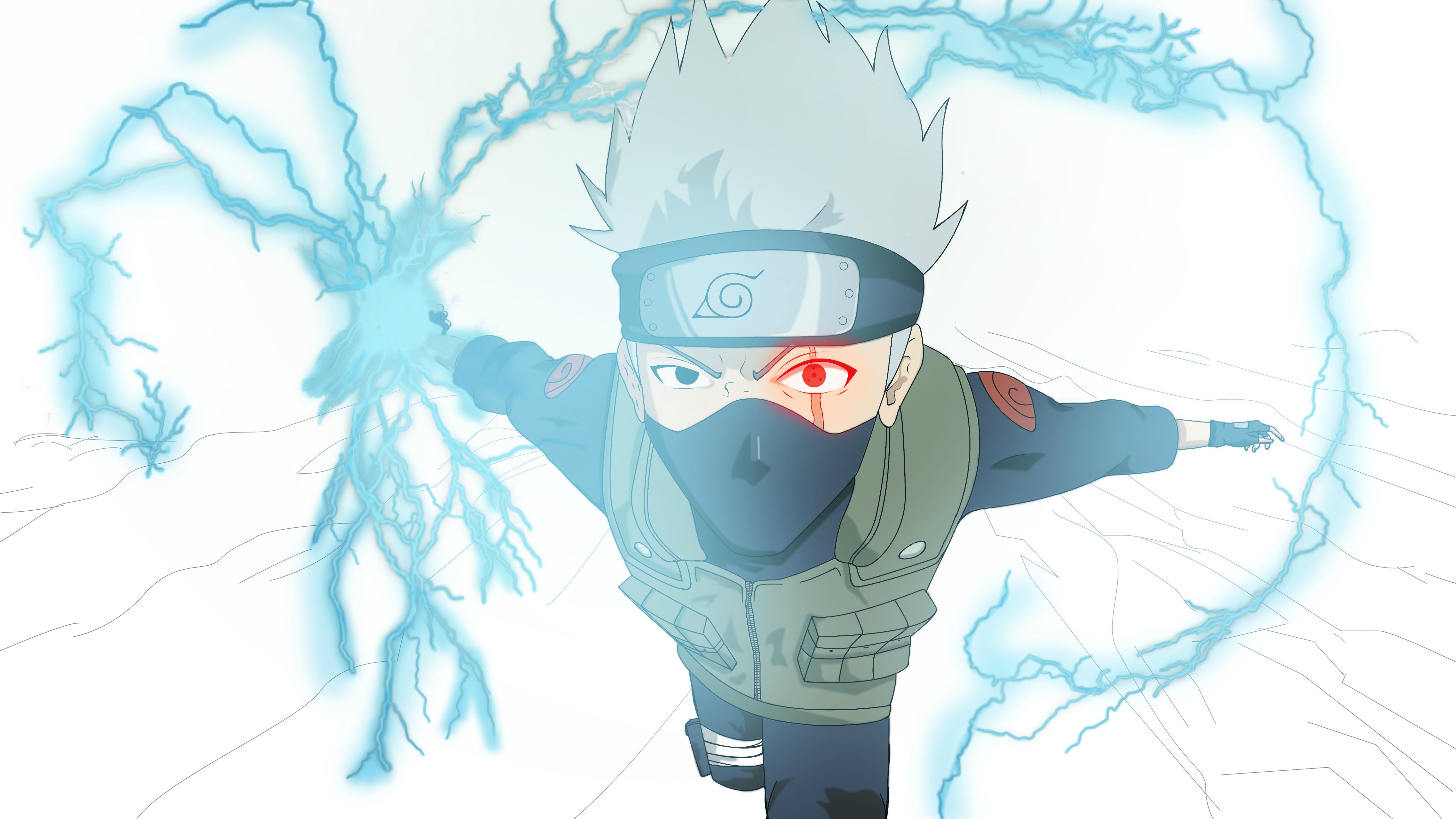 Kakashi Lightning Blade Naruto, 4608x2592 4K, Desktop 4K
