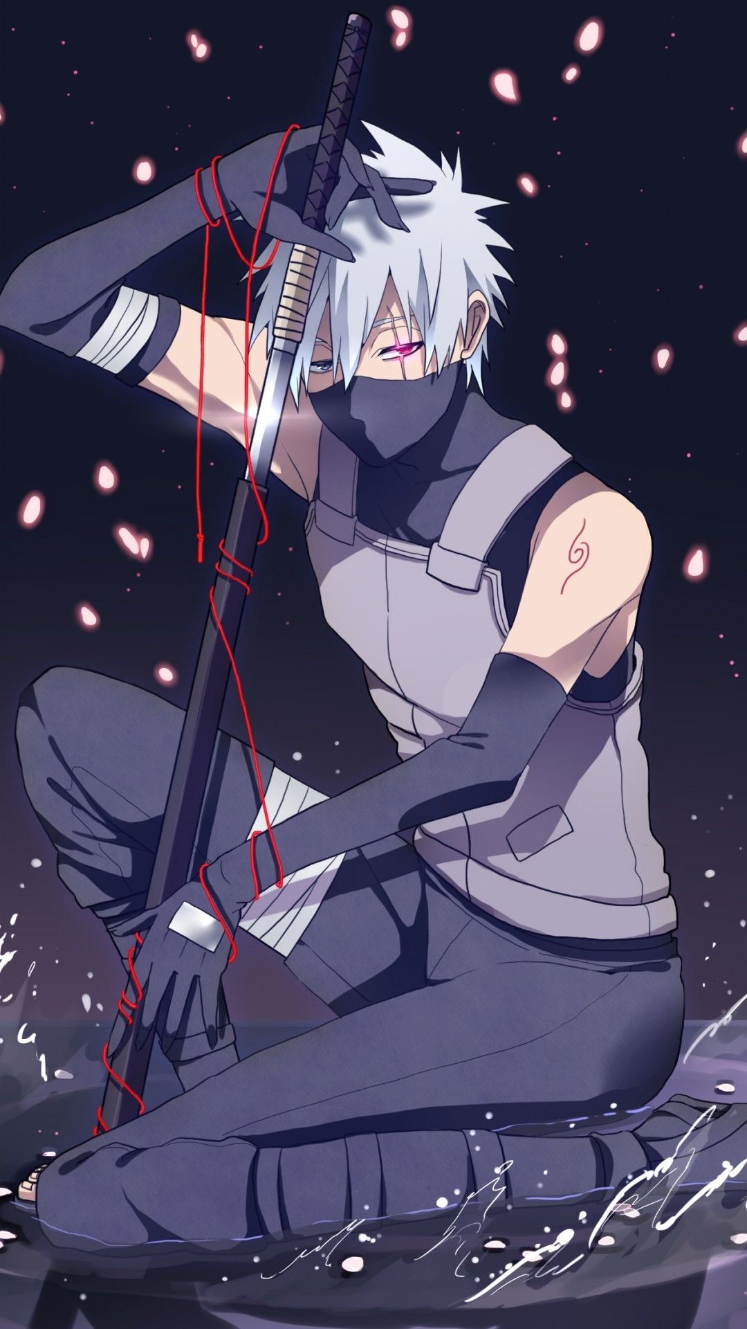 Kakashi Hatake, Naruto anime, 1080x1920 Verticale, Mobile
