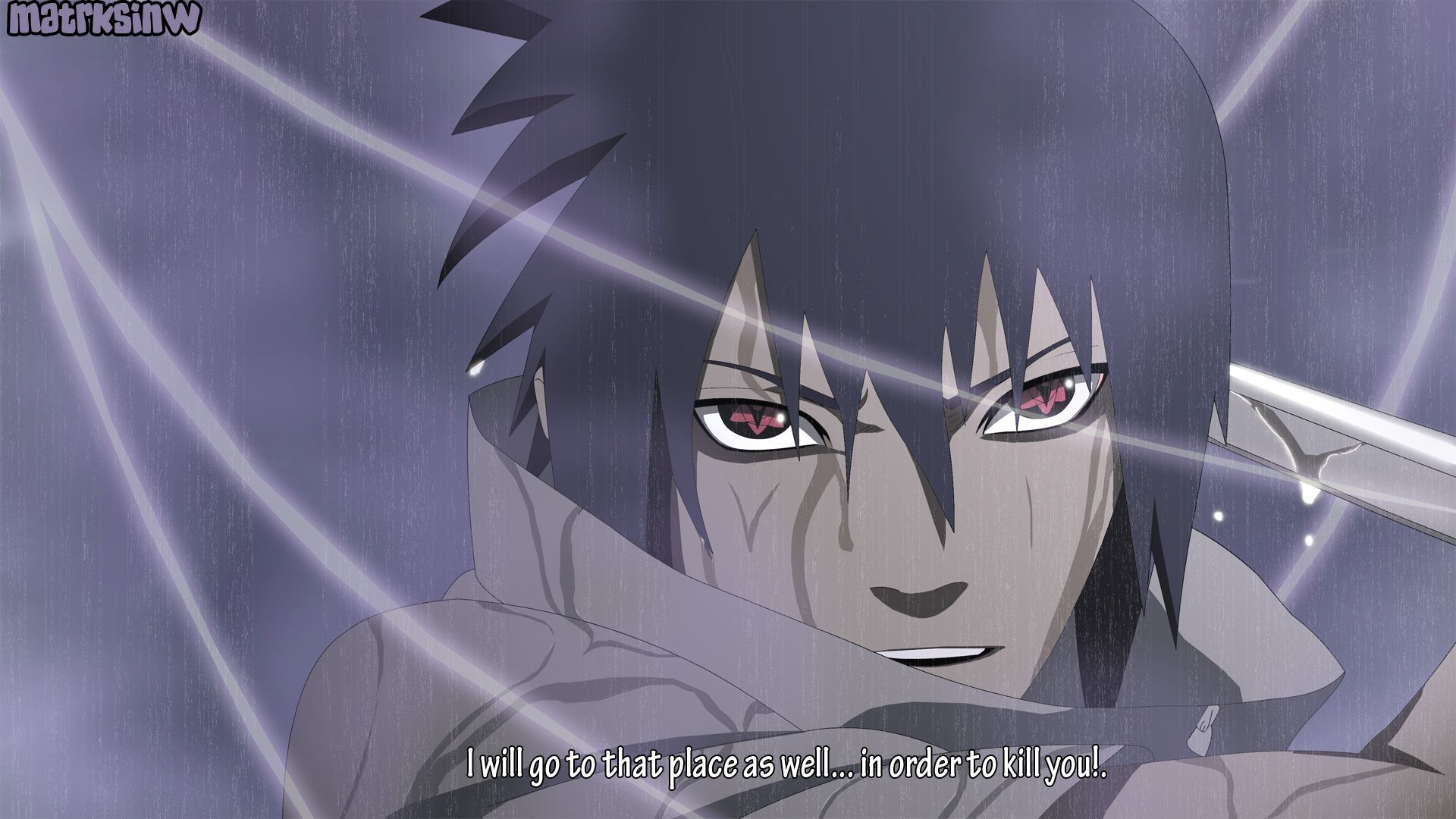 Sasuke occhi Sharingan sangue, 1280x695 HD, Desktop