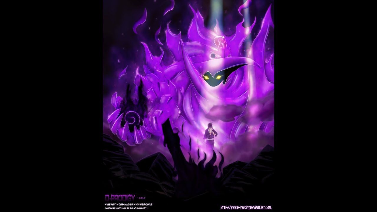 Susanoo viola con Sharingan, 1280x720 720p, Laptop
