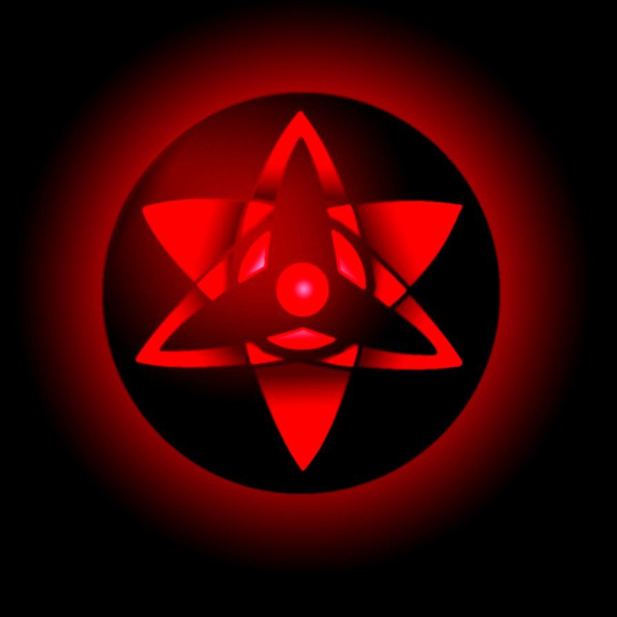 Kakashi silhouette Sharingan luna rossa, 2000x1200 Hi-Res, Laptop