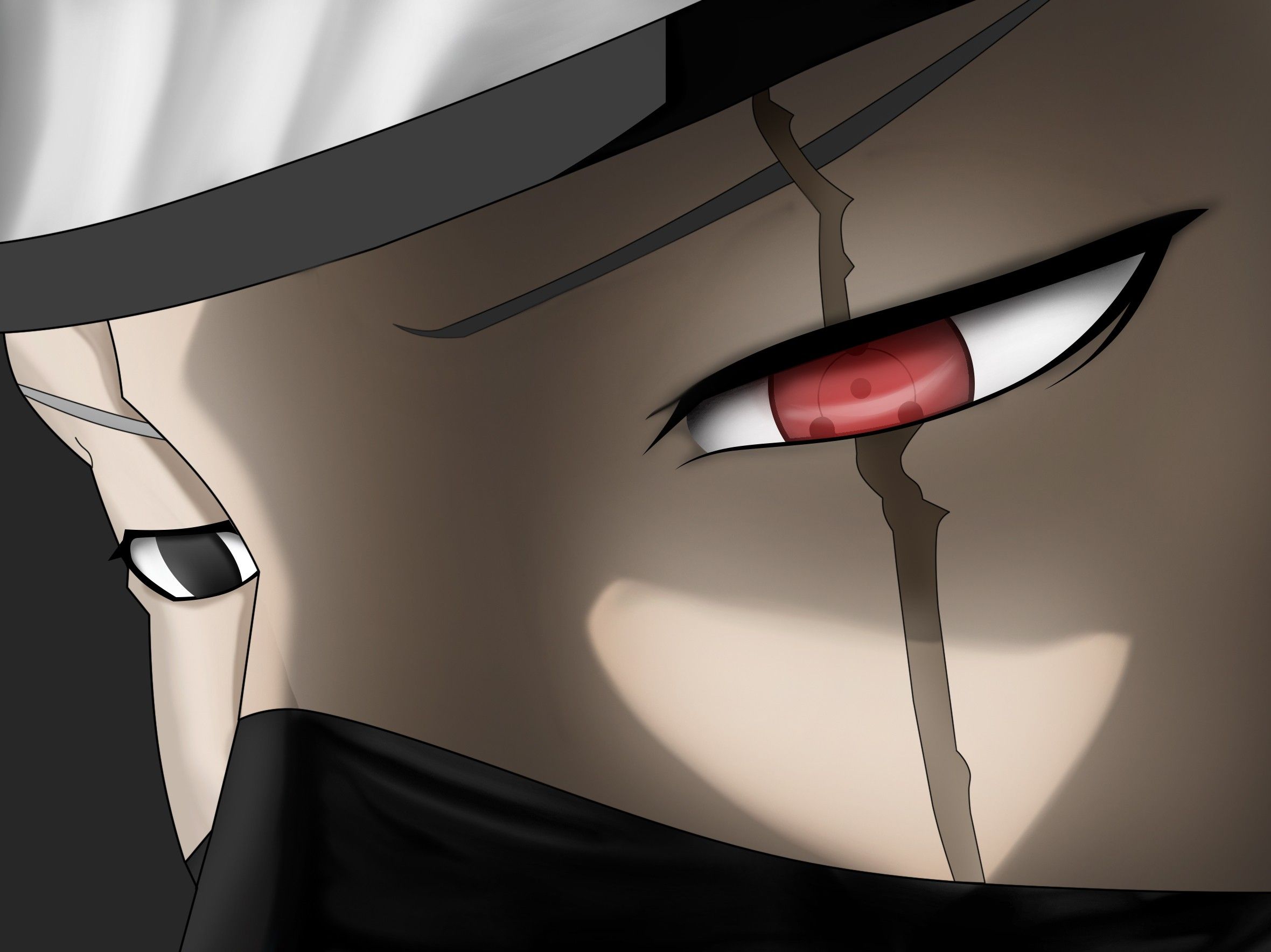 Kakashi Mangekyou Sharingan occhio, 2360x1768 2K, Desktop