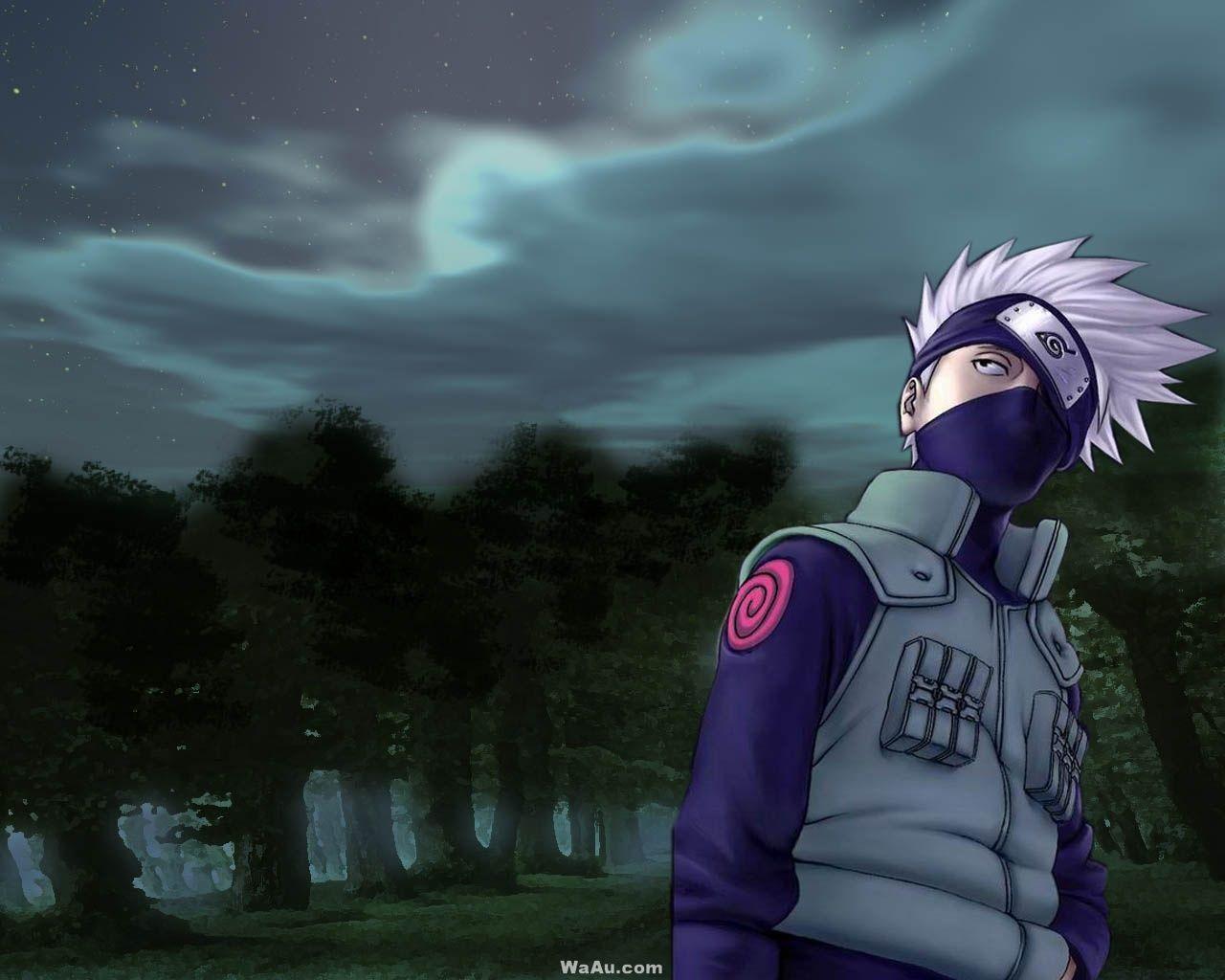 Kakashi Hatake Naruto notturno, ninja, 1280x1024 HD, PC Desktop