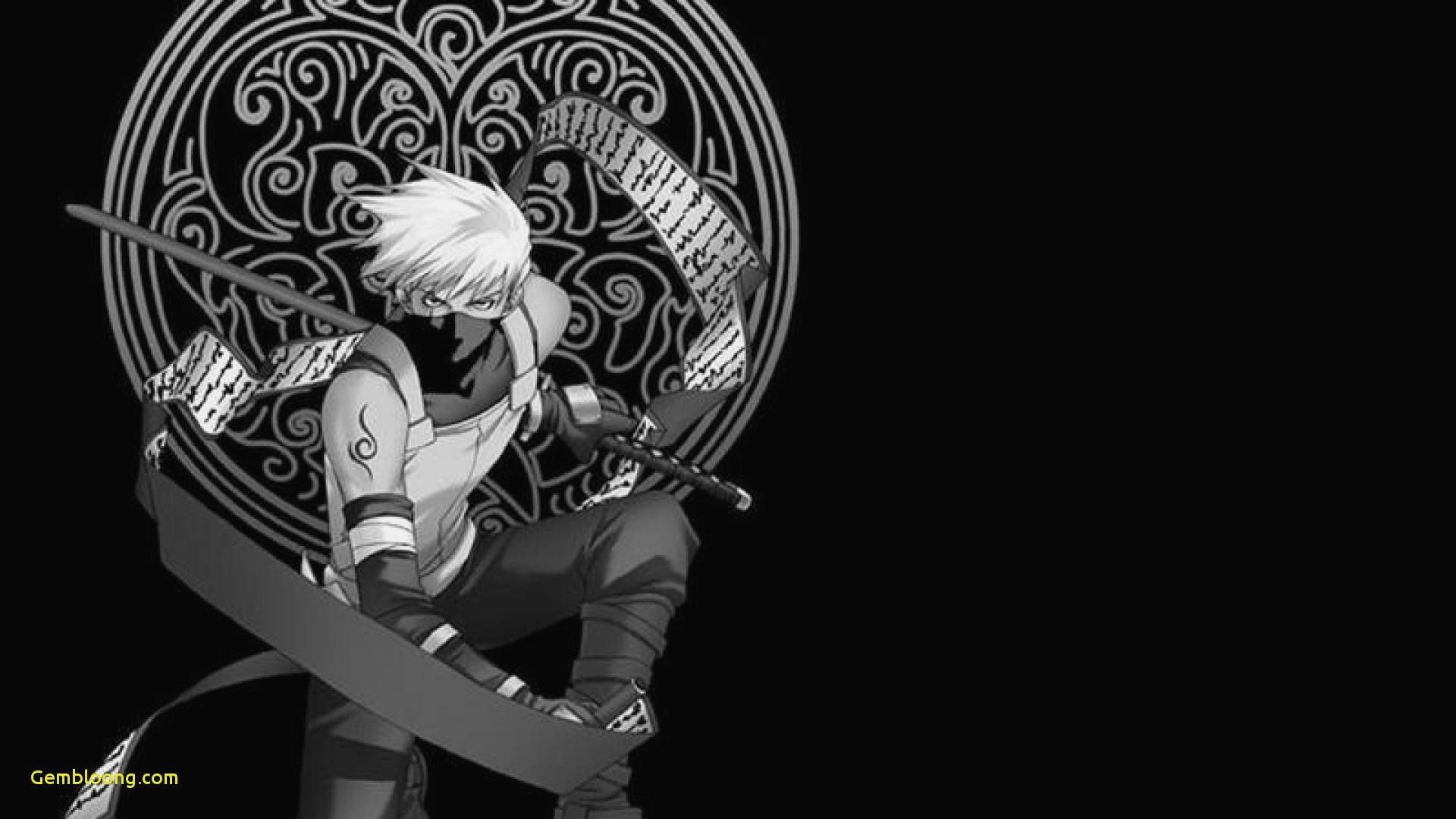 Kakashi Naruto bianco e nero, 1920x1080 1080p, Monitor Gaming