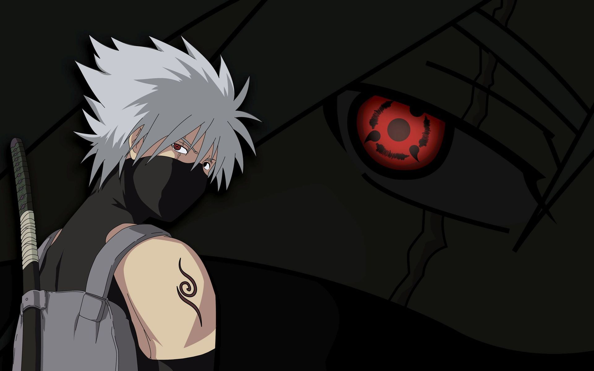 Kakashi e occhio Sharingan, ninja copiatore, 1920x1200 WUXGA, Monitor Gaming