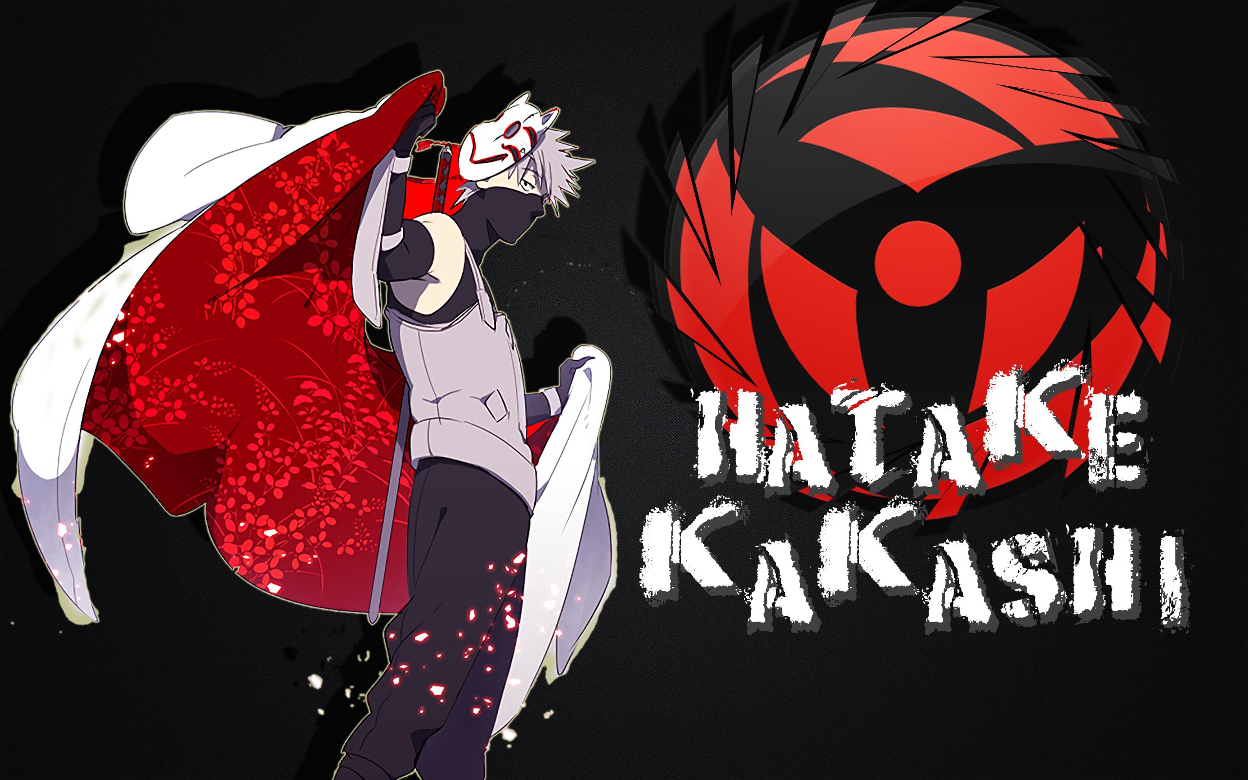 Kakashi Hatake, Naruto, Sharingan, 2560x1600 2K, Desktop