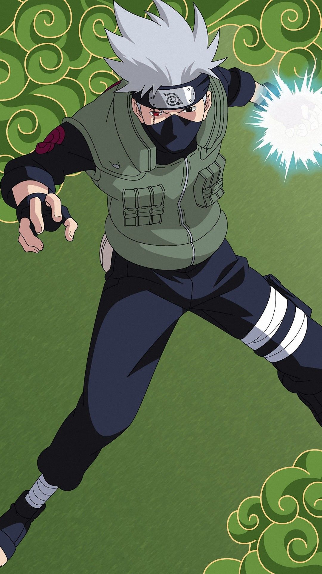 Kakashi Hatake Naruto anime, ninja, 1080x1920 Verticale, Telefono