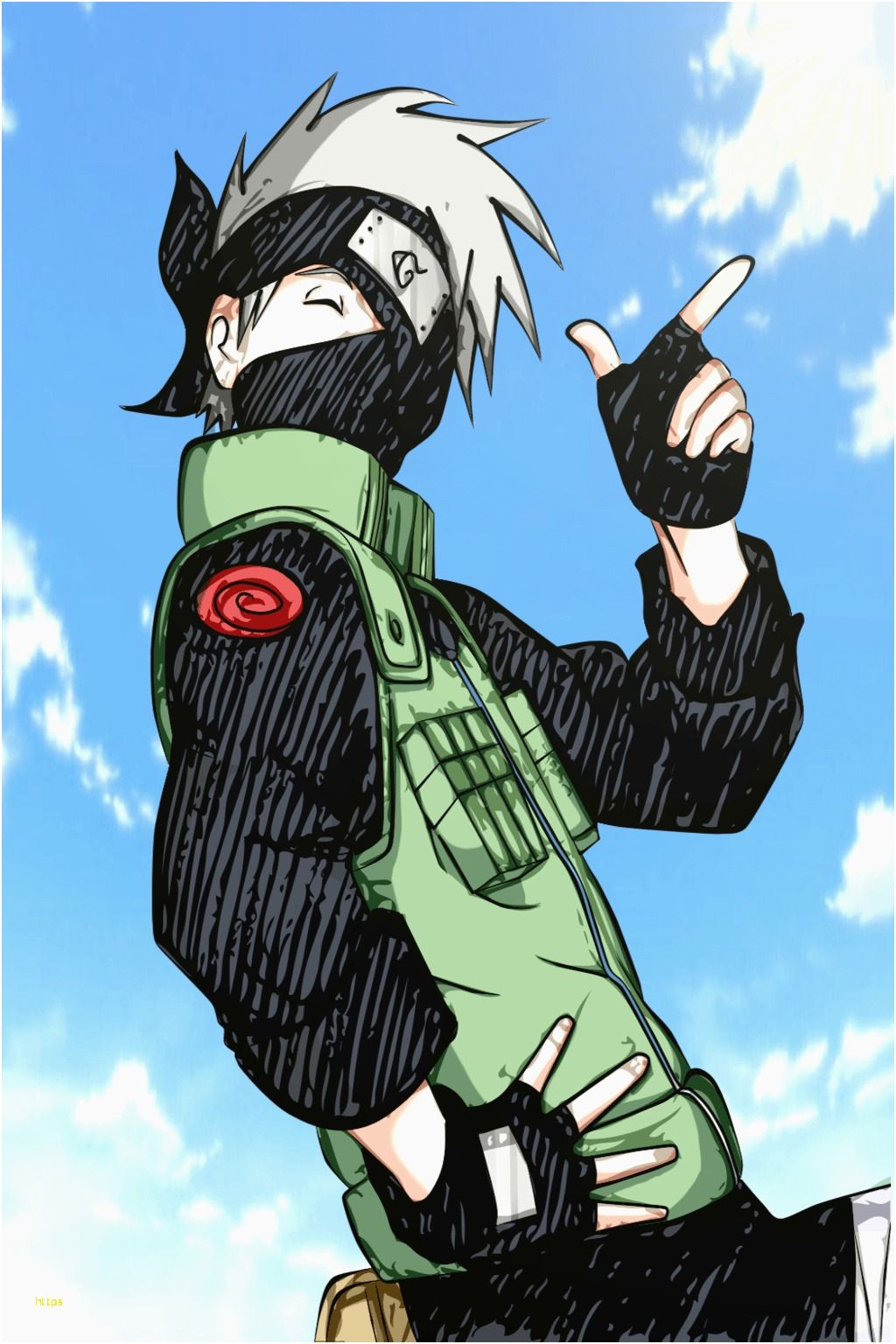 Kakashi Hokage, 1024x1536 Verticale, Mobile