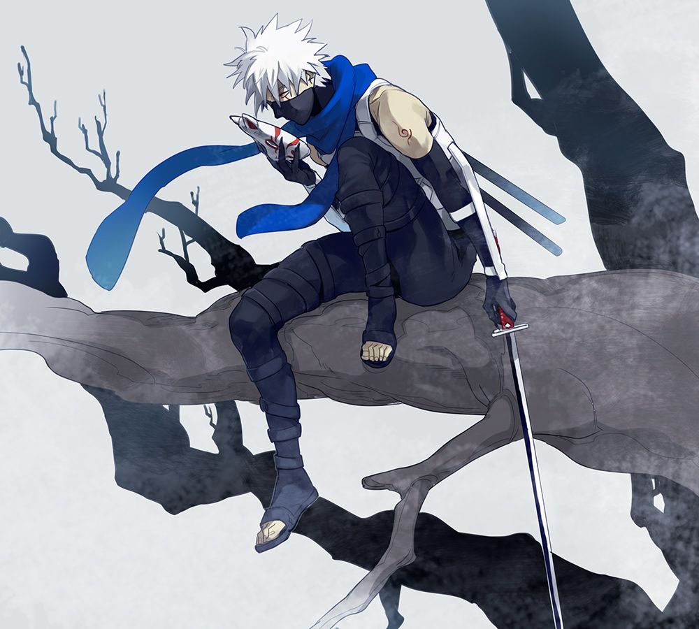 Kakashi Hatake su ramo, Naruto, 1000x900 HD, PC