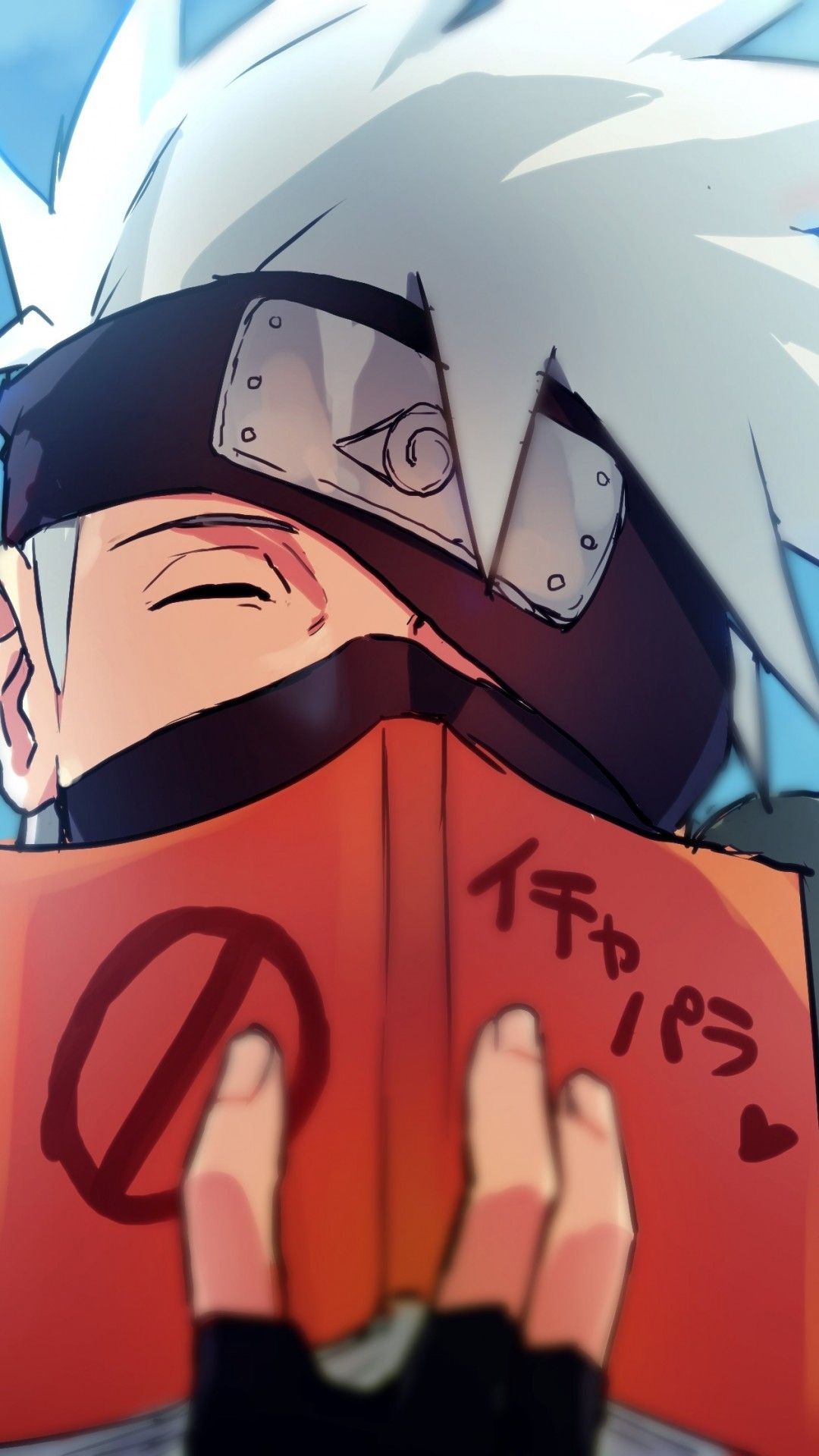 Kakashi Naruto libro rosso, Konoha, 1080x1920 Verticale, Mobile